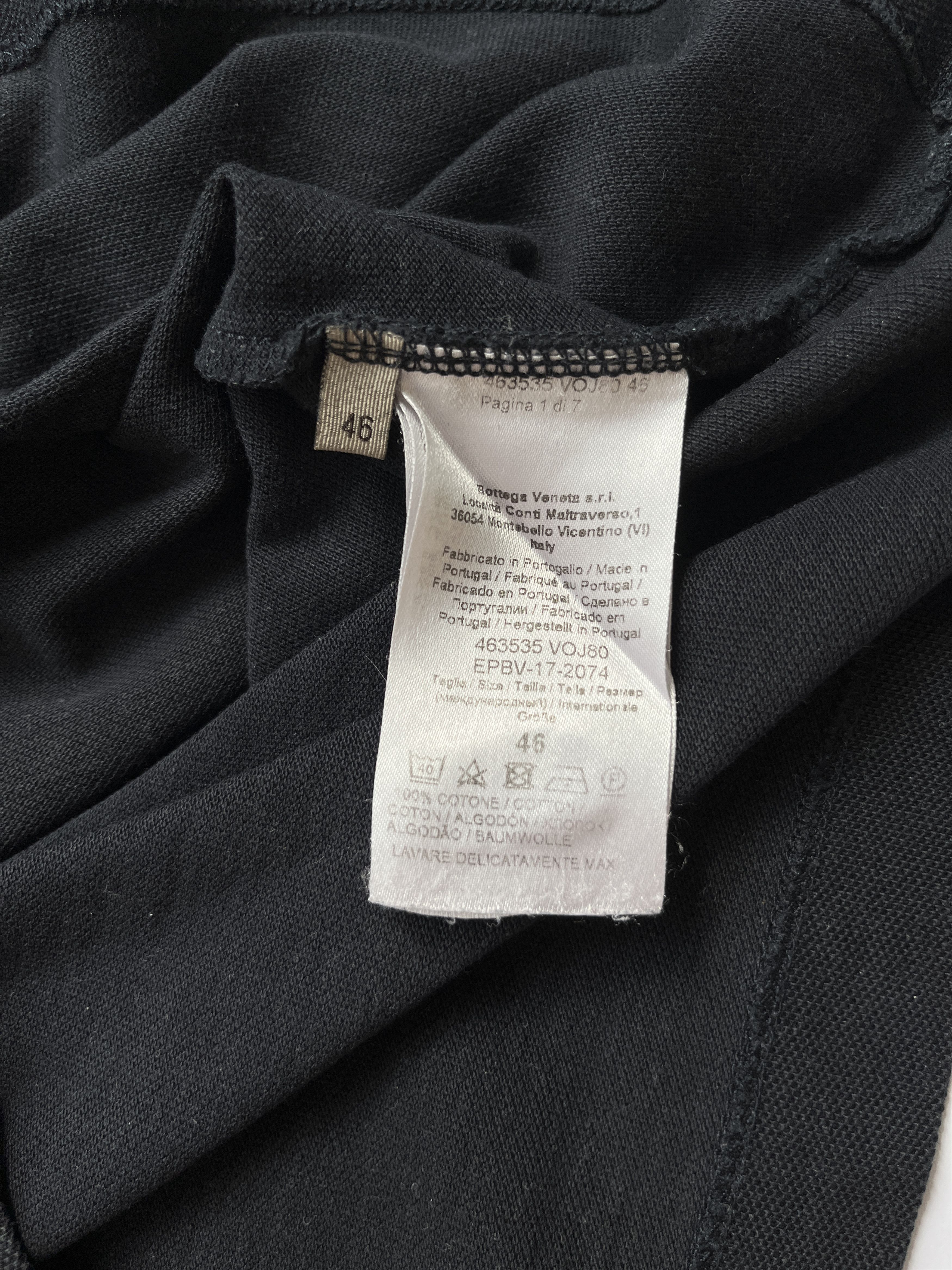 Bottega Veneta ⚡️QUICK SALE⚡️Bottega Veneta Black Polo Shirt Size US S / EU 44-46 / 1 - 4 Thumbnail