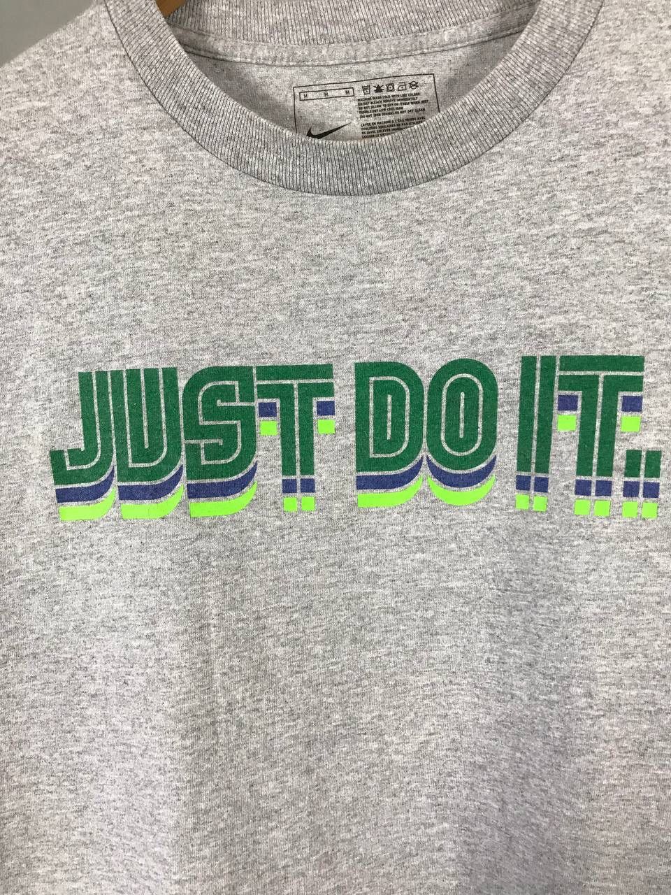 Vintage Nike Just Do It vintage streetwear center logo tee Size US M / EU 48-50 / 2 - 3 Thumbnail