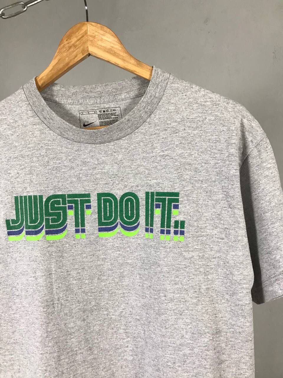 Vintage Nike Just Do It vintage streetwear center logo tee Size US M / EU 48-50 / 2 - 2 Thumbnail