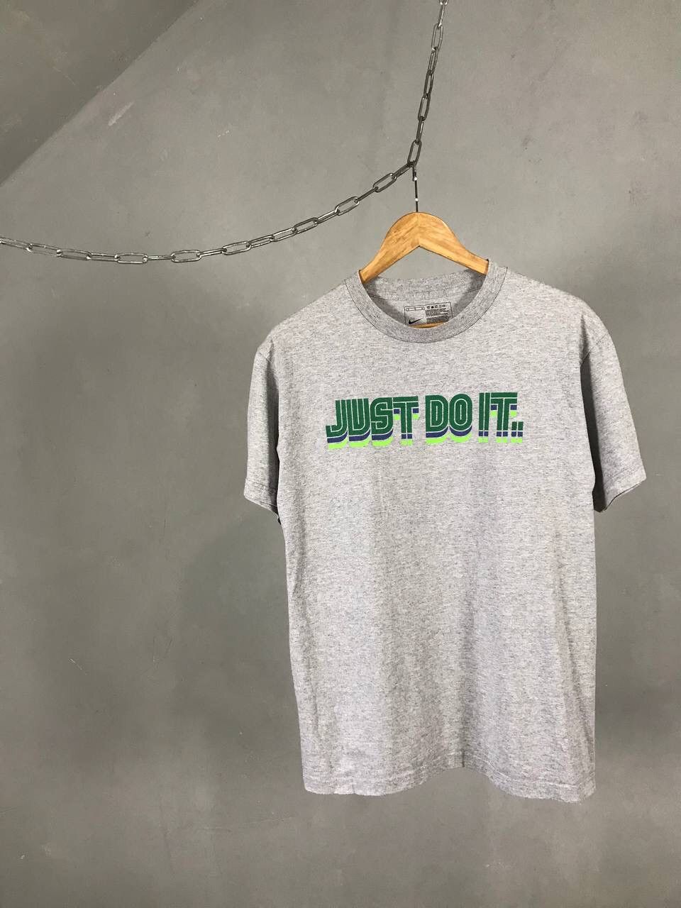 Vintage Nike Just Do It vintage streetwear center logo tee Size US M / EU 48-50 / 2 - 1 Thumbnail