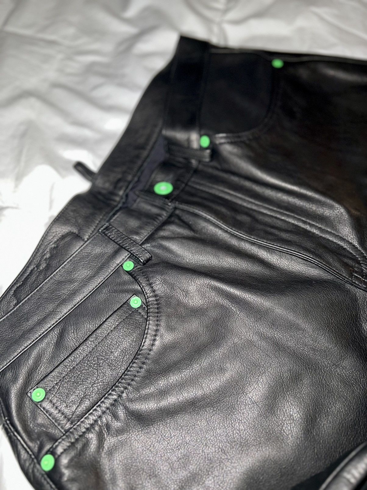Vlone Endless (Vlone) Leather Pants Size US 34 / EU 50 - 5 Thumbnail