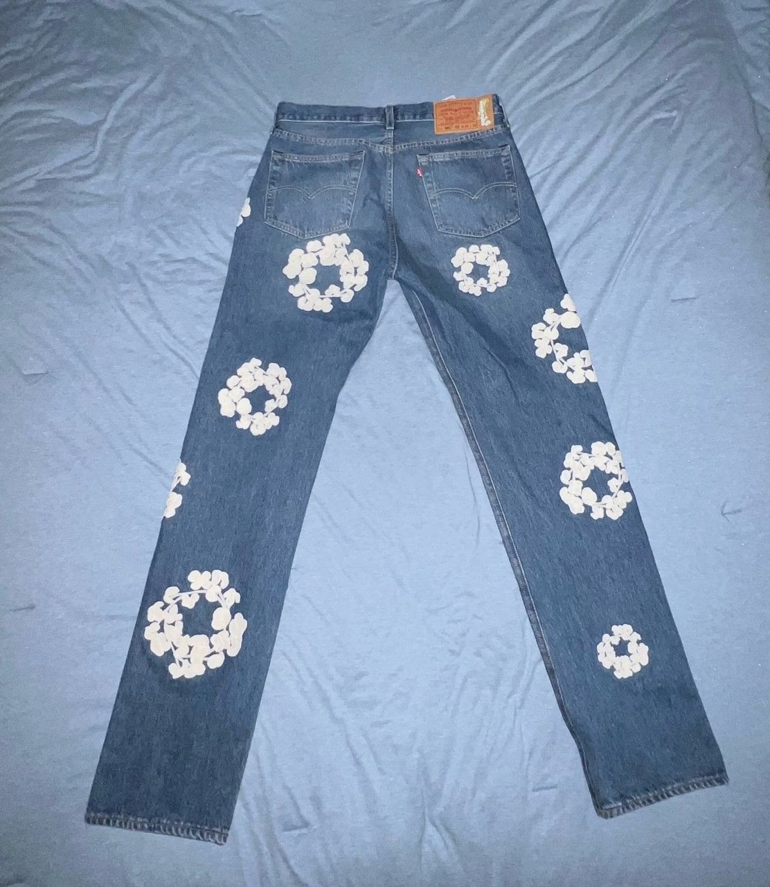 DENIM TEARS Indigo Wash/Stitched Tears Size US 34 / EU 50 - 2 Thumbnail