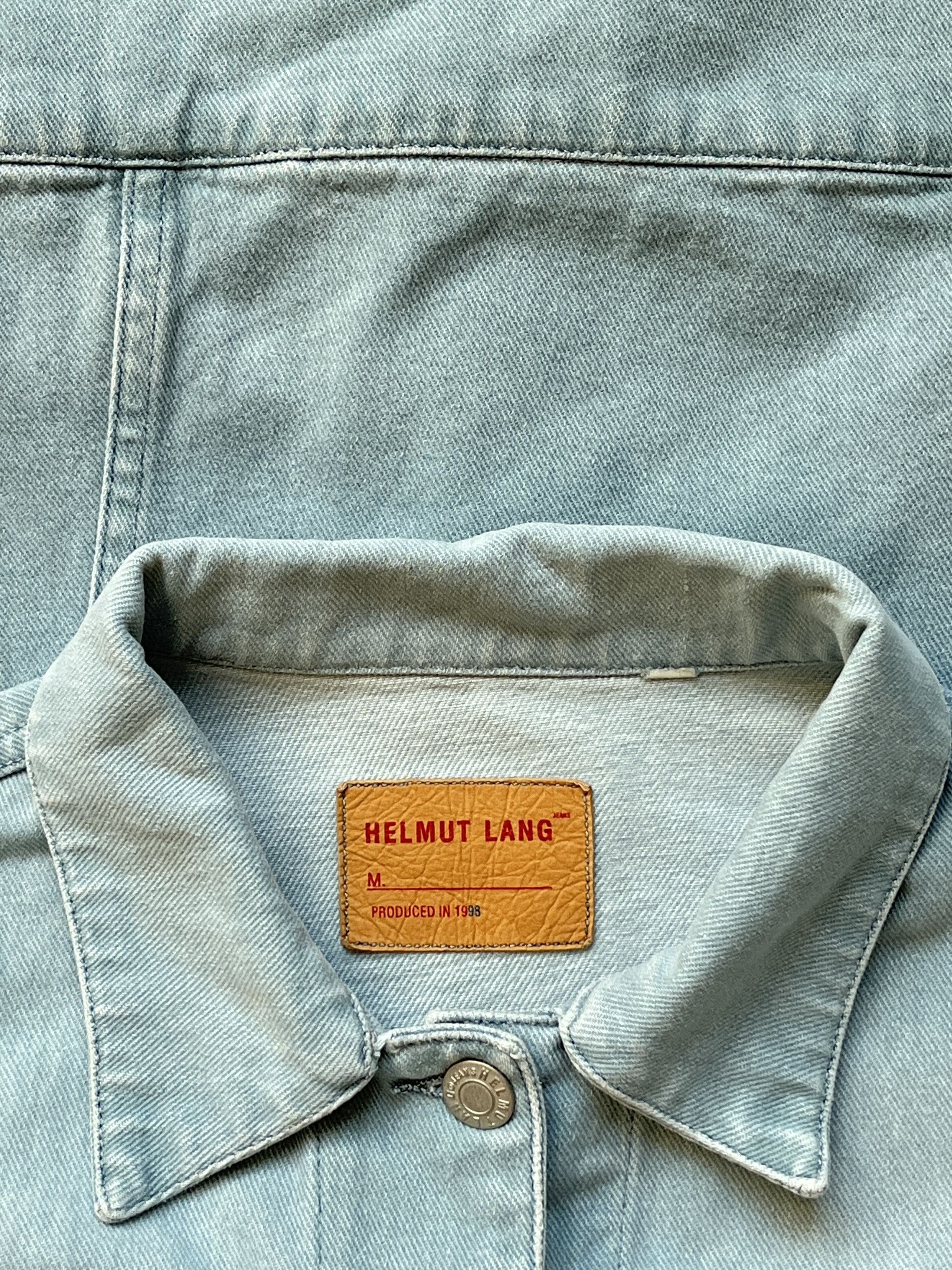 Helmut Lang ⚡️QUICK SALE⚡️1998 Helmut Lang Light Blue Denim Jacket Size US S / EU 44-46 / 1 - 3 Thumbnail