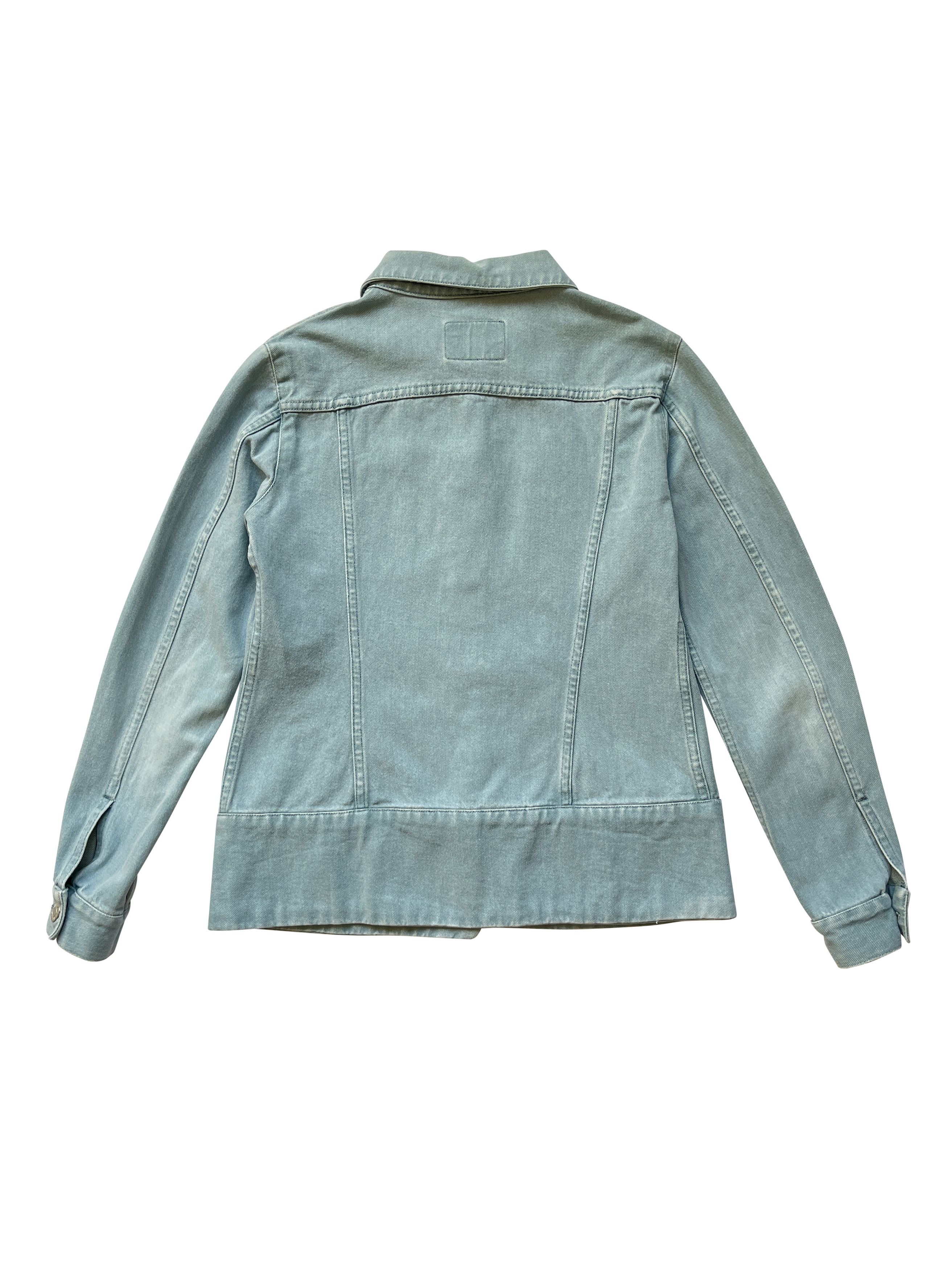 Helmut Lang ⚡️QUICK SALE⚡️1998 Helmut Lang Light Blue Denim Jacket Size US S / EU 44-46 / 1 - 2 Thumbnail