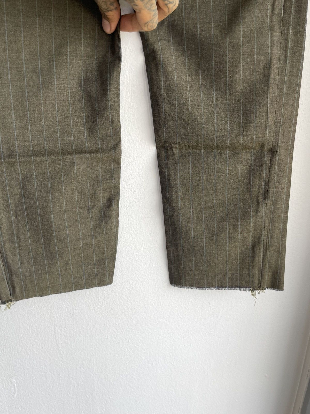 Enfants Riches Deprimes ERD CRAZY RARE Cropped Raw Hem Trouser Pants Size US 32 / EU 48 - 6 Thumbnail