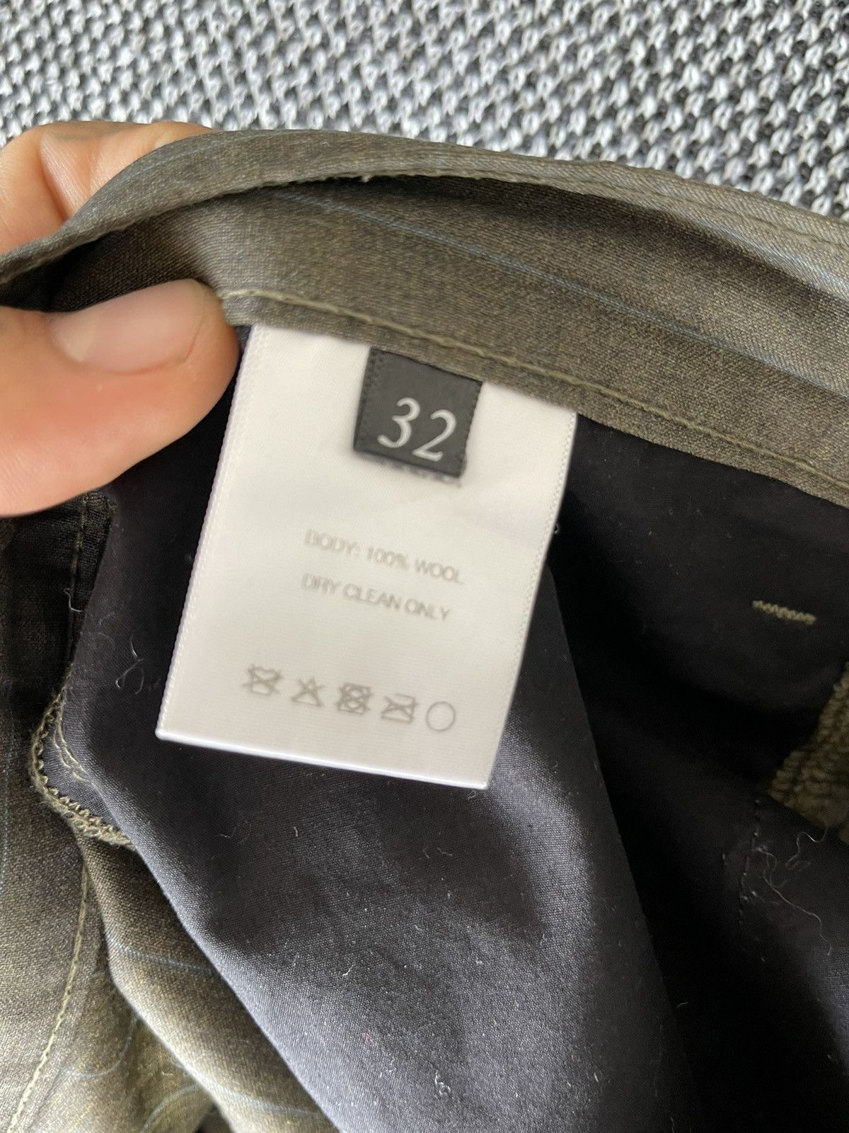 Enfants Riches Deprimes ERD CRAZY RARE Cropped Raw Hem Trouser Pants Size US 32 / EU 48 - 11 Thumbnail