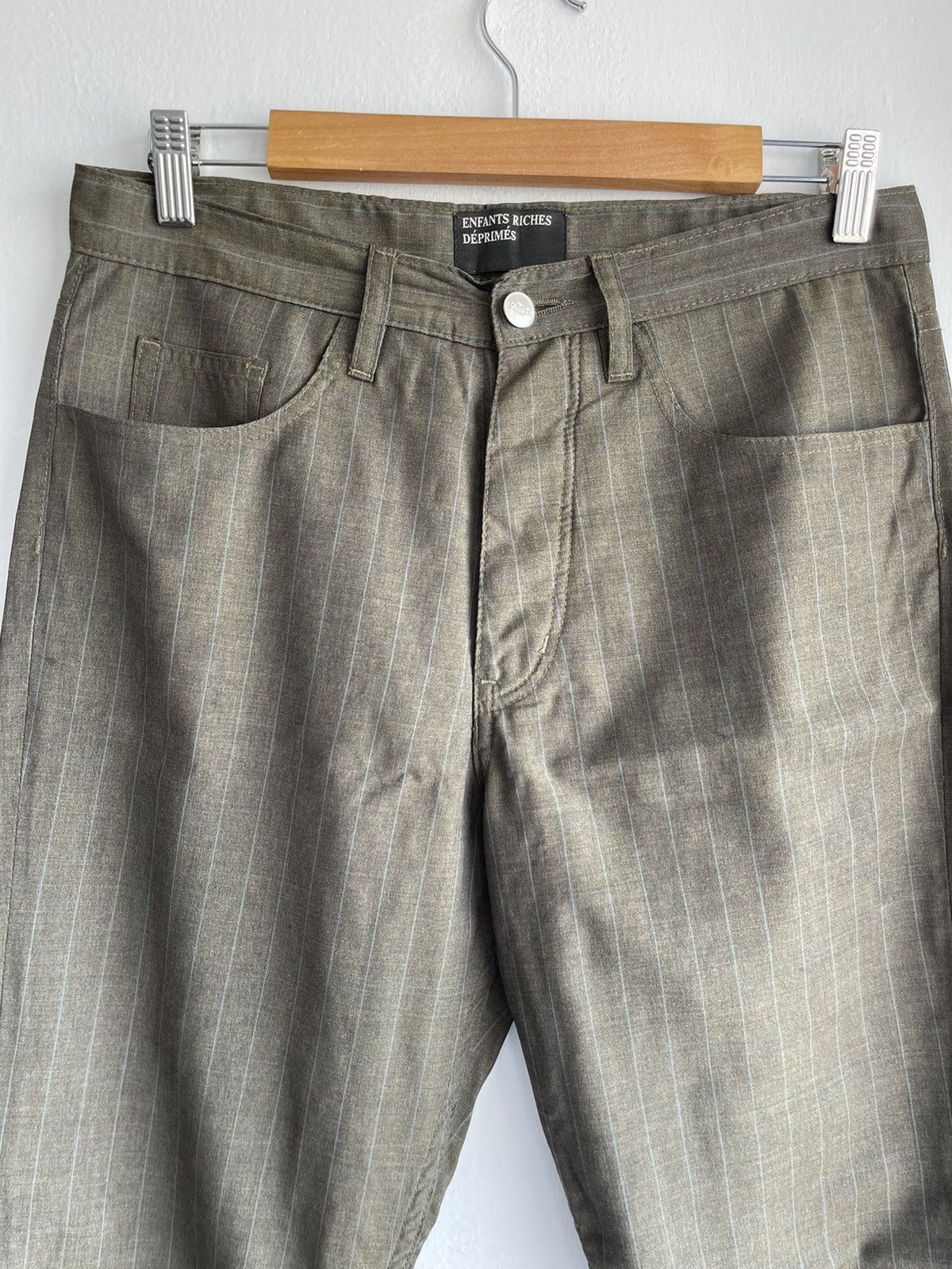 Enfants Riches Deprimes ERD CRAZY RARE Cropped Raw Hem Trouser Pants Size US 32 / EU 48 - 2 Thumbnail