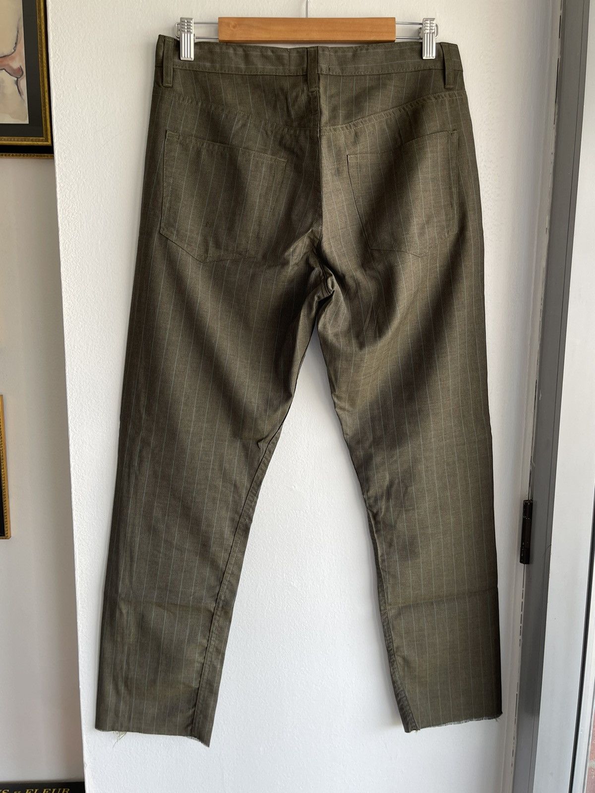 Enfants Riches Deprimes ERD CRAZY RARE Cropped Raw Hem Trouser Pants Size US 32 / EU 48 - 9 Thumbnail