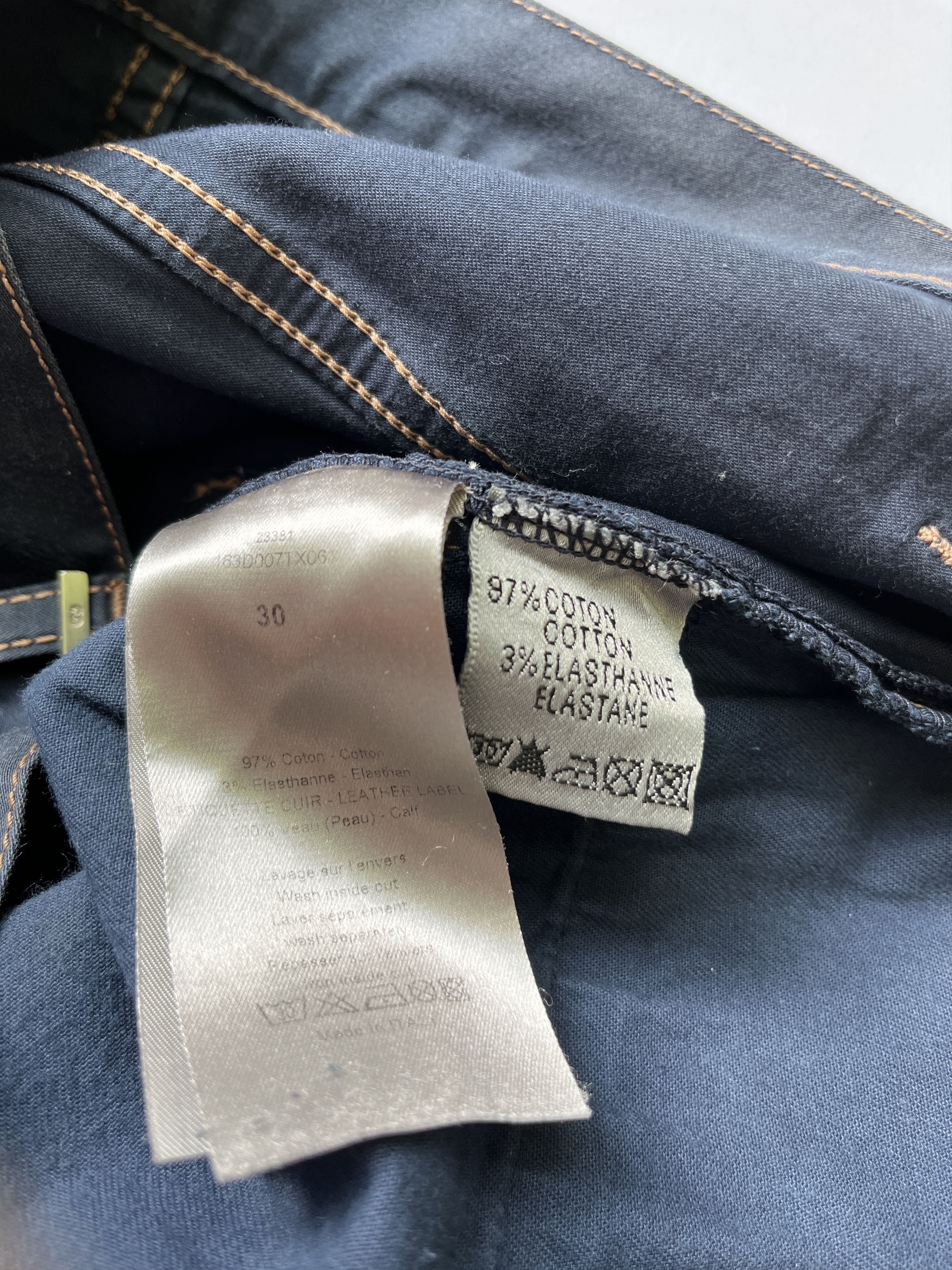 Dior × Hedi Slimane ⚡️QUICK SALE⚡️Dior by Hedi Slimane Navy Jeans Denim Size US 30 / EU 46 - 4 Thumbnail