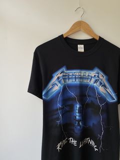 Metallica Ride The Lightning Puff Print T-Shirt