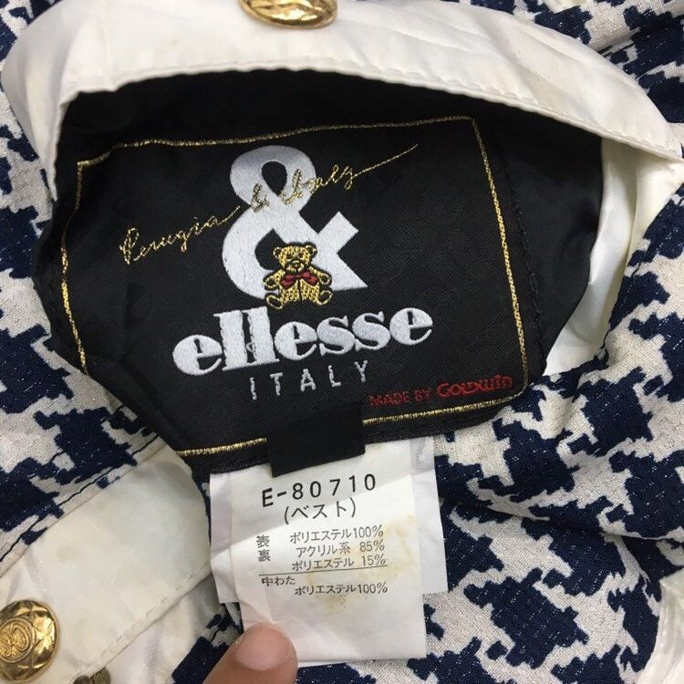 Ellesse × Sports Specialties Ellesse Bear Zipped Up Reversible Vest Size M / US 6-8 / IT 42-44 - 10 Thumbnail