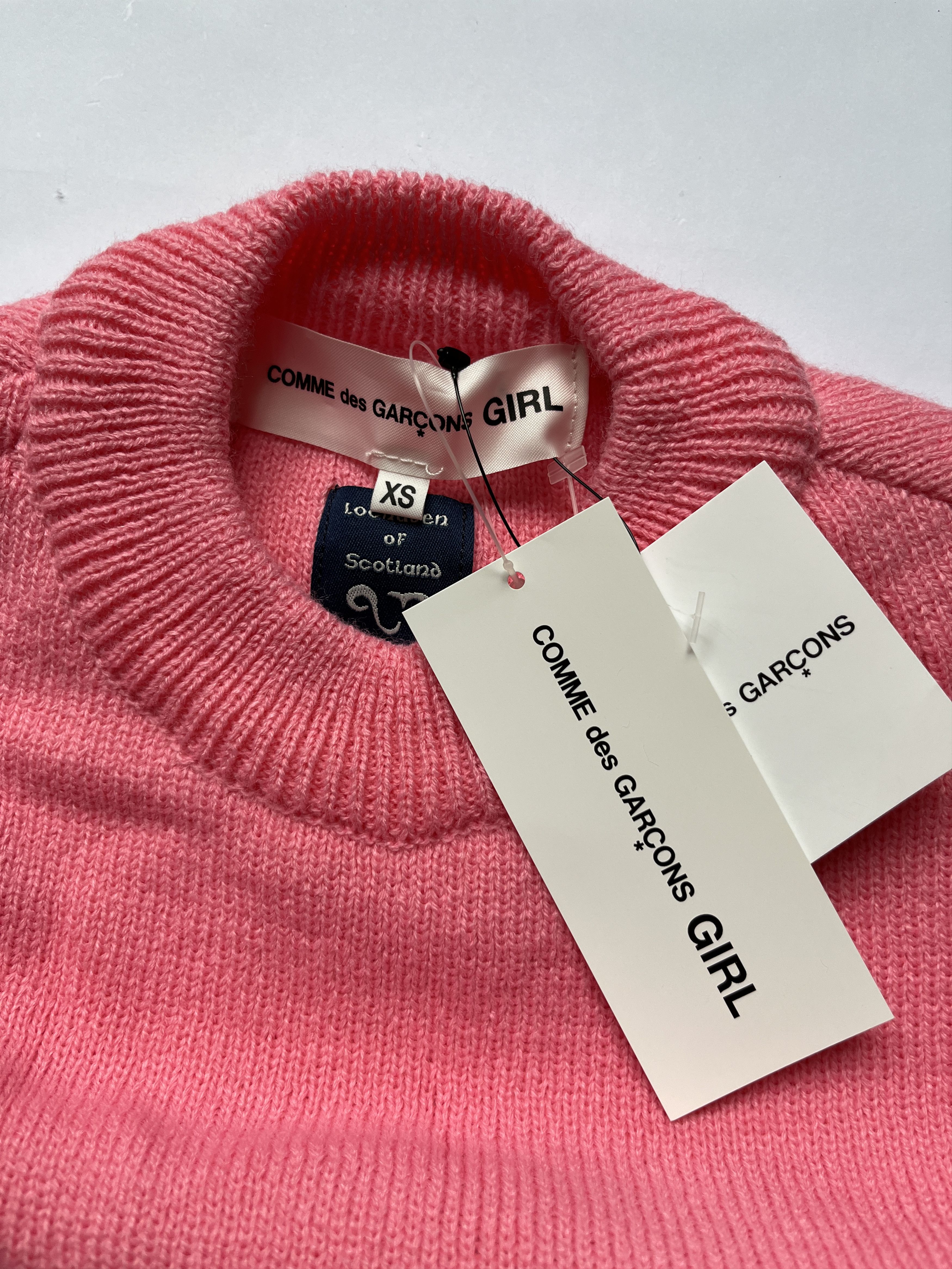 Comme des Garcons ⚡️QUICK SALE⚡️2020 Comme des Garçons Pink Cape Sweater Size XS / US 0-2 / IT 36-38 - 3 Thumbnail