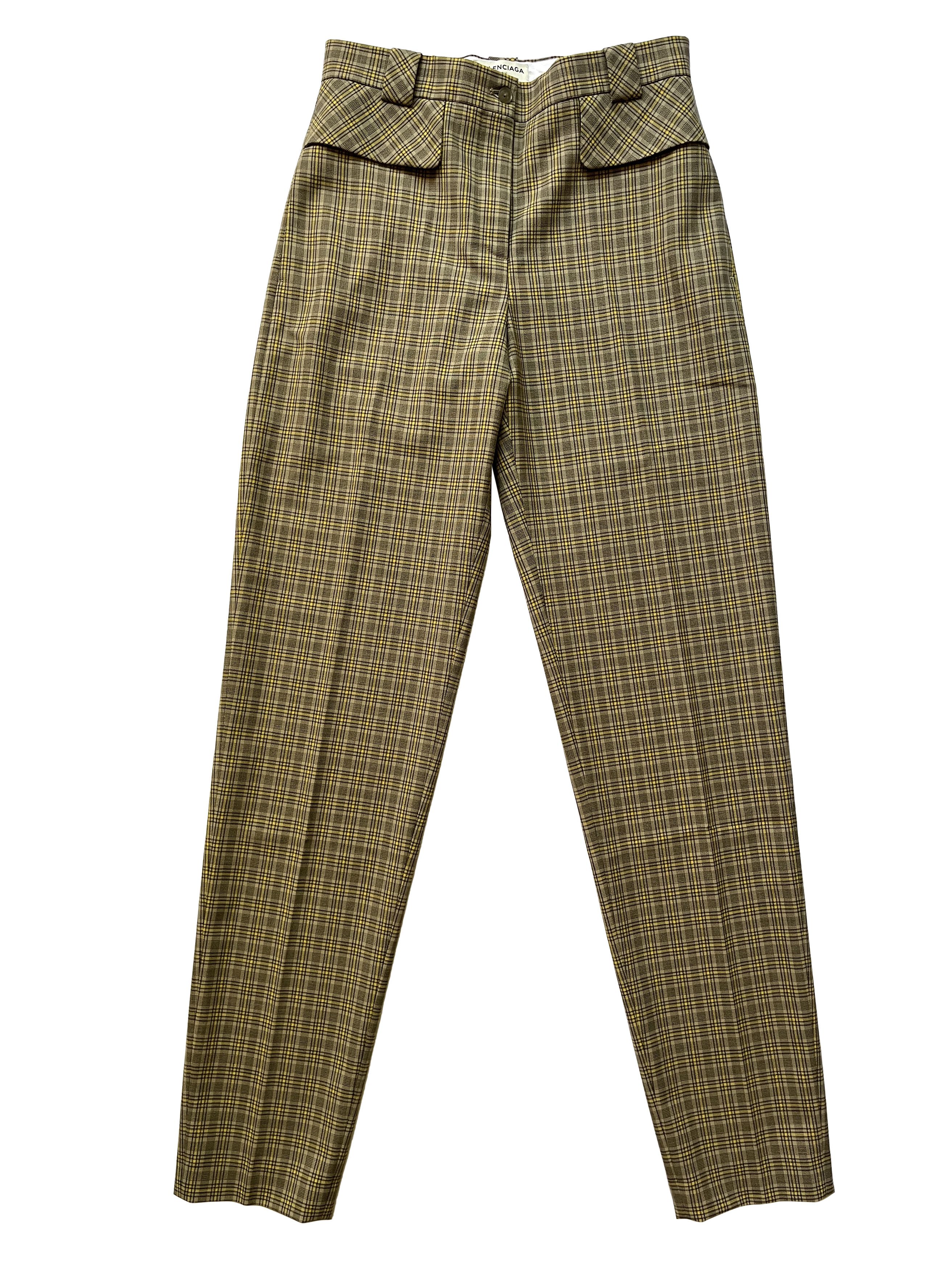 Balenciaga ⚡️QUICK SALE⚡️Sample Balenciaga by Demna Checked Pants Size US 30 / EU 46 - 1 Thumbnail