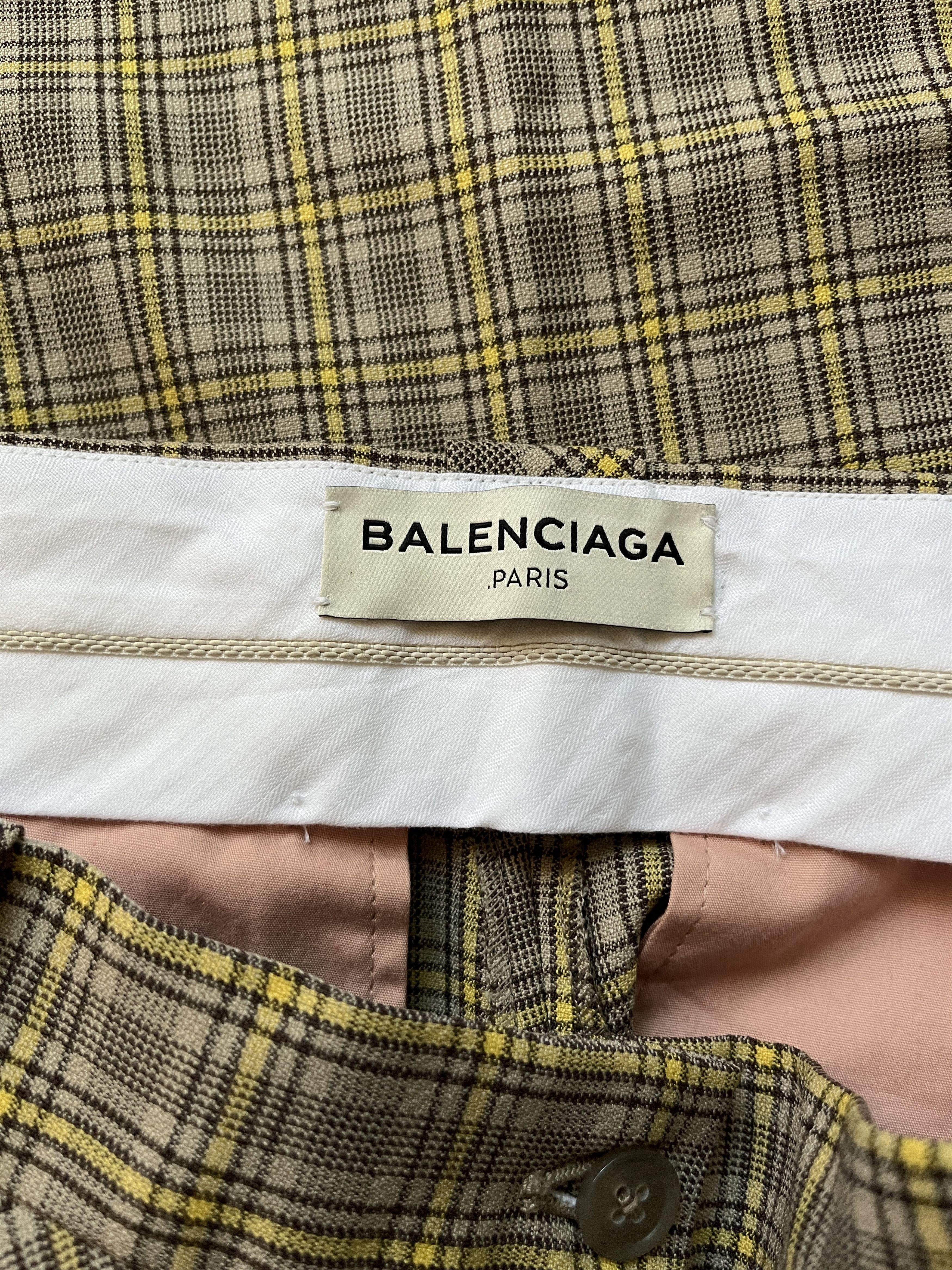 Balenciaga ⚡️QUICK SALE⚡️Sample Balenciaga by Demna Checked Pants Size US 30 / EU 46 - 3 Thumbnail