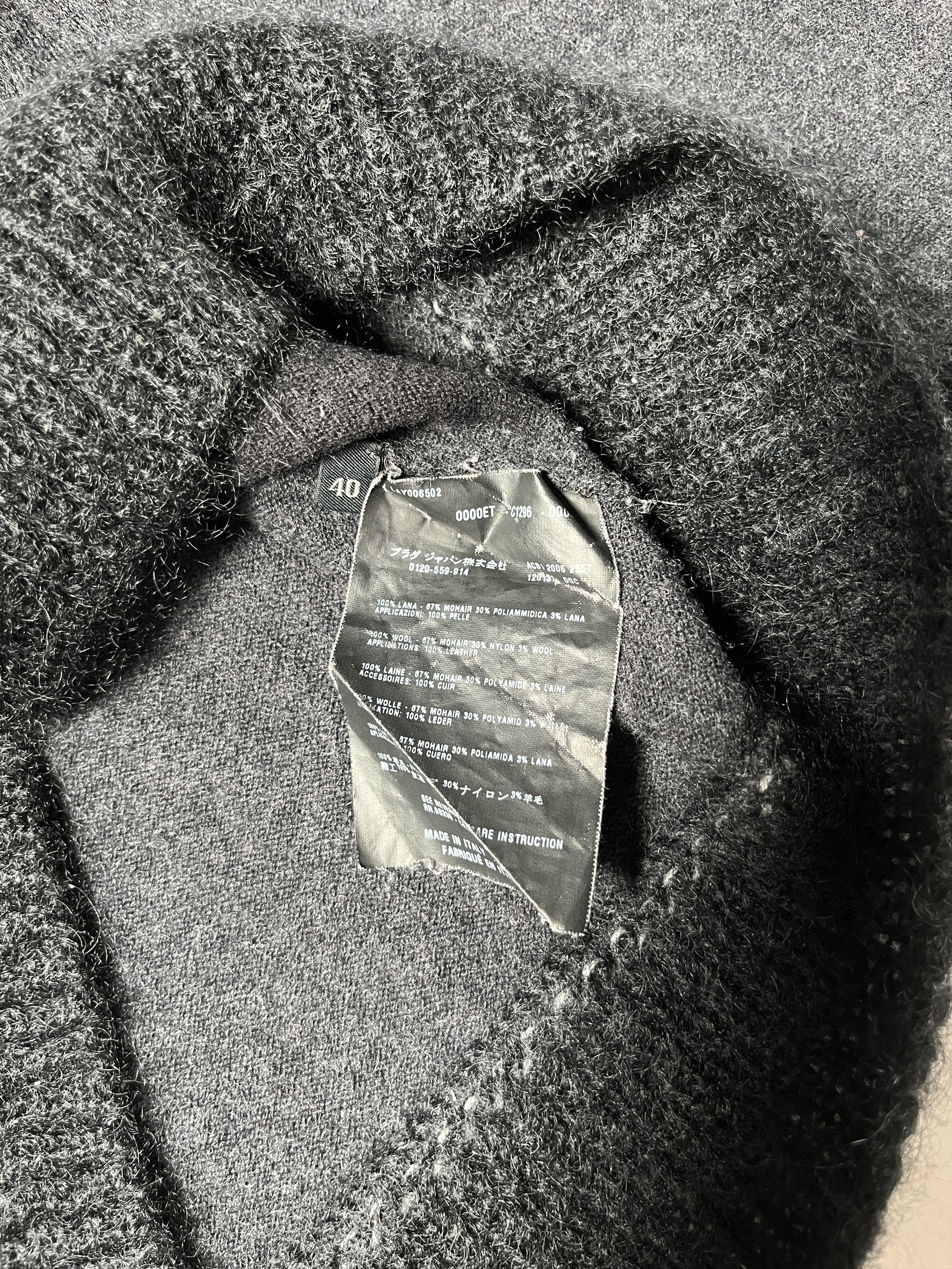 Prada ⚡️QUICK SALE⚡️2006 Prada Grey Argyle Knit Turtleneck Size S / US 4 / IT 40 - 5 Thumbnail