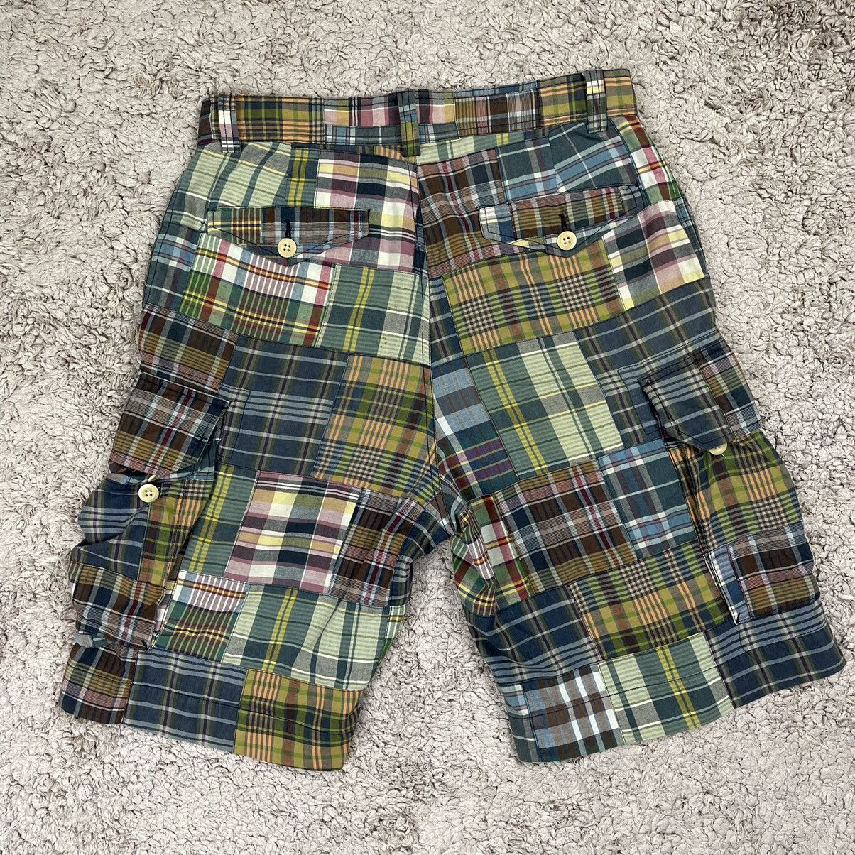 Vintage Vintage Polo Ralph Lauren Patchwork Cargo Shorts Size US 30 / EU 46 - 2 Thumbnail
