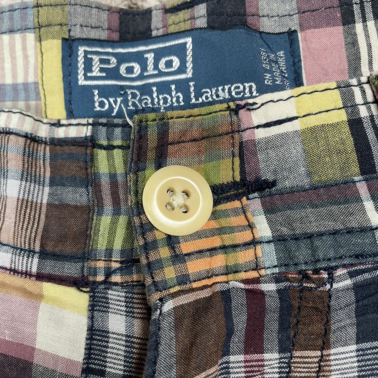 Vintage Vintage Polo Ralph Lauren Patchwork Cargo Shorts Size US 30 / EU 46 - 6 Thumbnail
