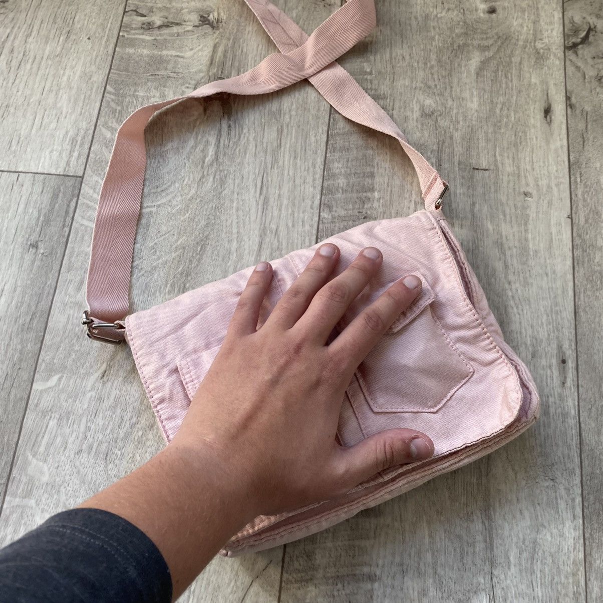 20471120 PRETTY EMO STYLE Y2K PINK MULTIPOCKET BAG Size ONE SIZE - 7 Thumbnail