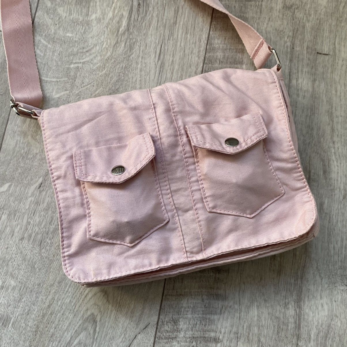 20471120 PRETTY EMO STYLE Y2K PINK MULTIPOCKET BAG Size ONE SIZE - 2 Thumbnail