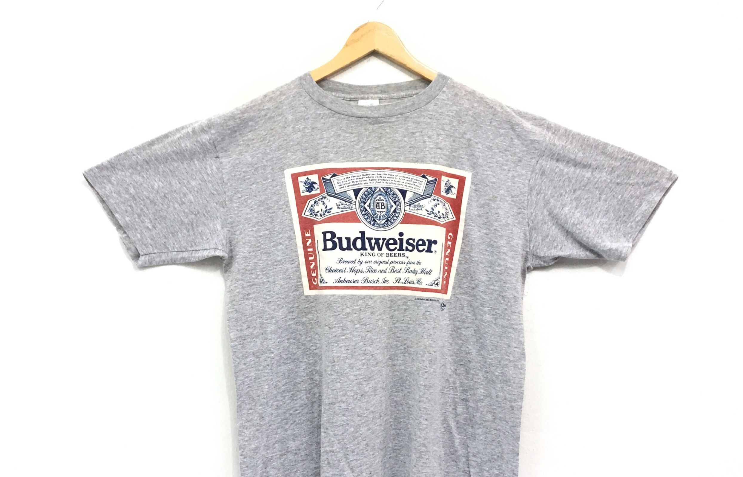 Budweiser × Vintage BUDWEISER Crewneck Vintage 80s Shirt Size US L / EU 52-54 / 3 - 2 Thumbnail