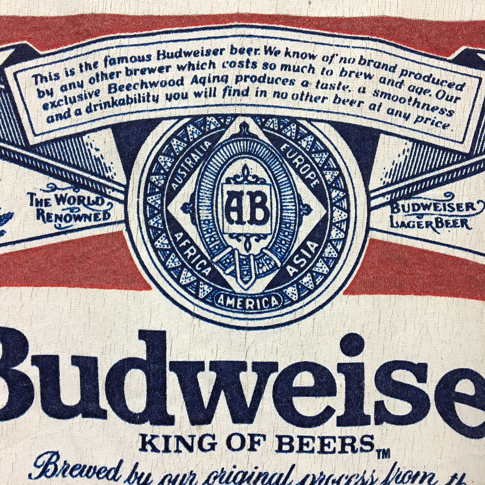 Budweiser × Vintage BUDWEISER Crewneck Vintage 80s Shirt Size US L / EU 52-54 / 3 - 6 Thumbnail