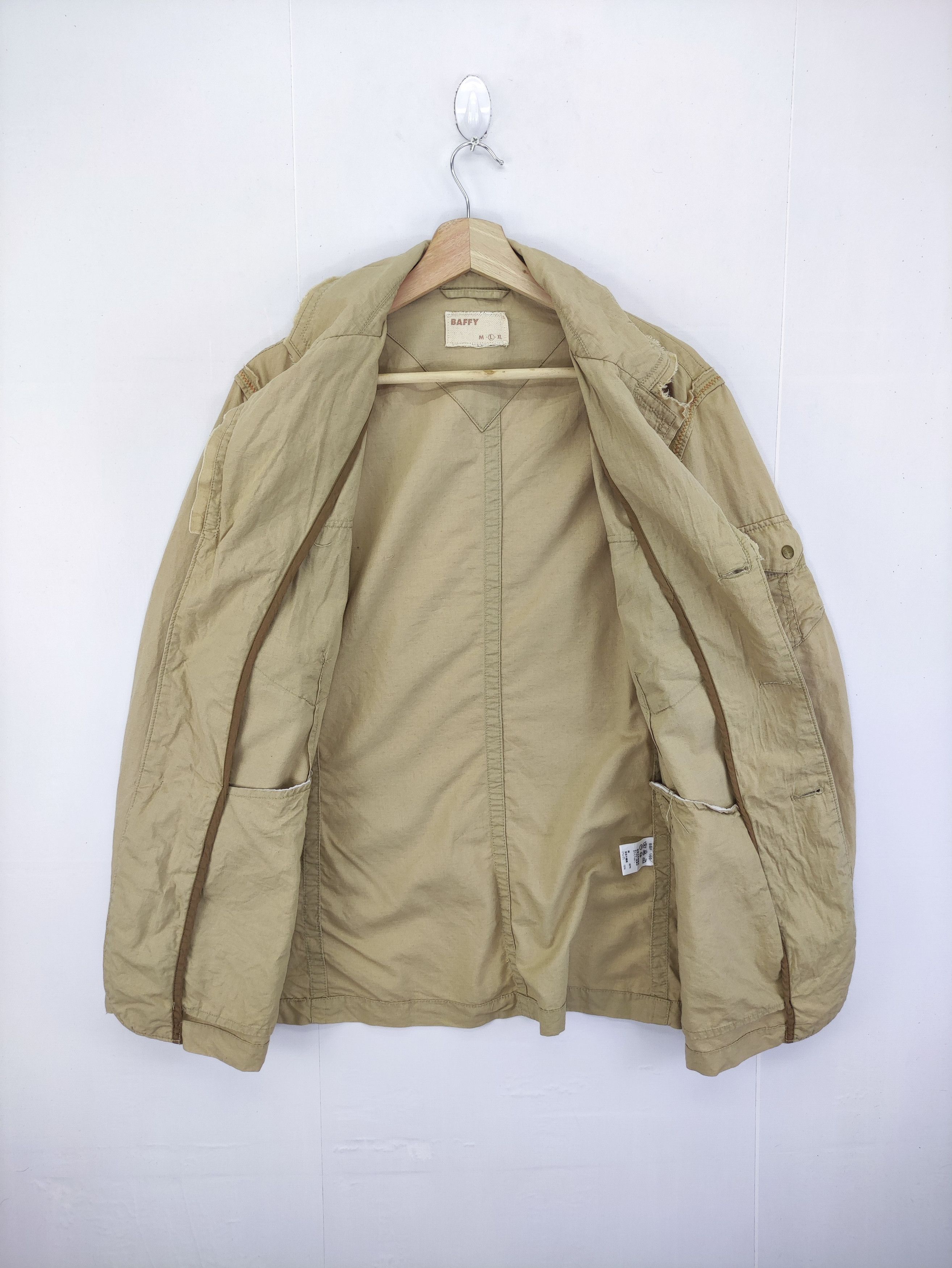 Japanese Brand Vintage Baffy Casual Light Jacket Size M / US 6-8 / IT 42-44 - 3 Thumbnail