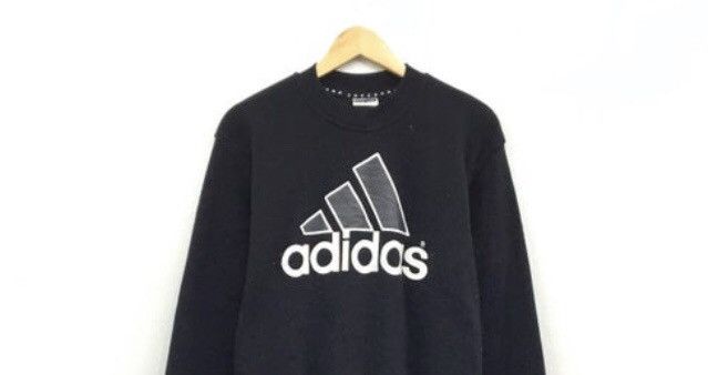 Adidas × Vintage Vintage Adidas Equipment Crewneck Sweatshirt Size US M / EU 48-50 / 2 - 2 Thumbnail