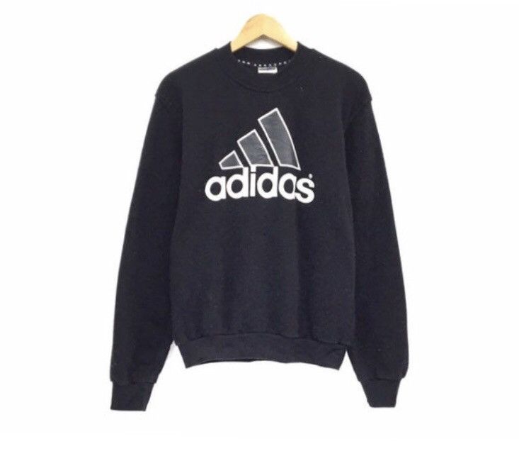 Adidas × Vintage Vintage Adidas Equipment Crewneck Sweatshirt Size US M / EU 48-50 / 2 - 1 Thumbnail