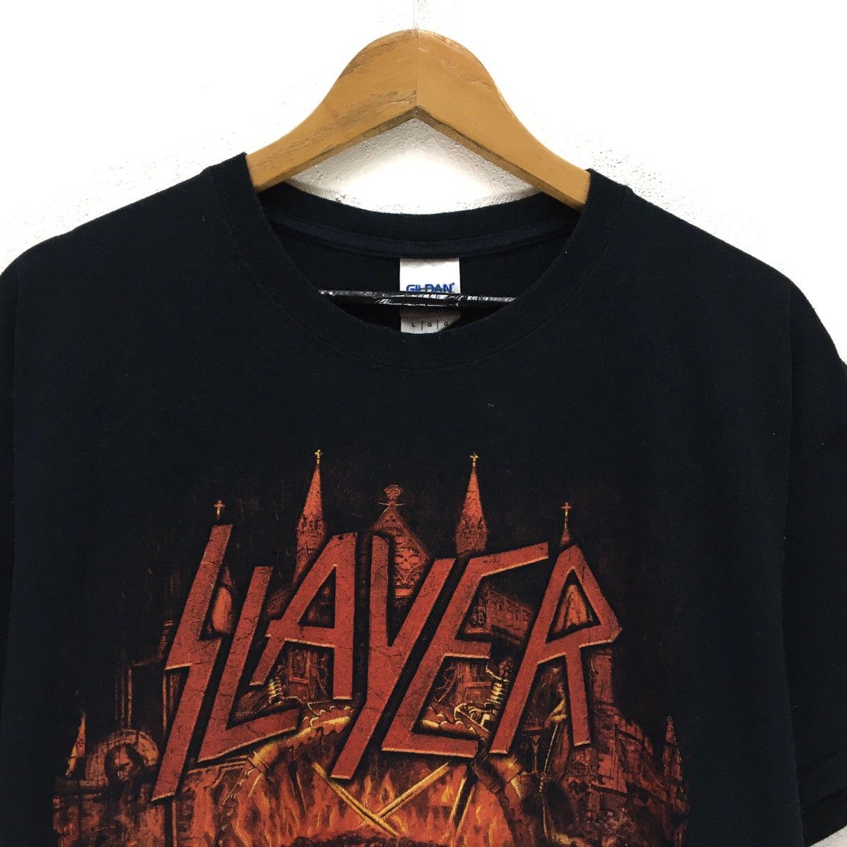 Band Tees × Gildan × Slayer SLAYER World Tour Crewneck Shirts Size US M / EU 48-50 / 2 - 6 Thumbnail
