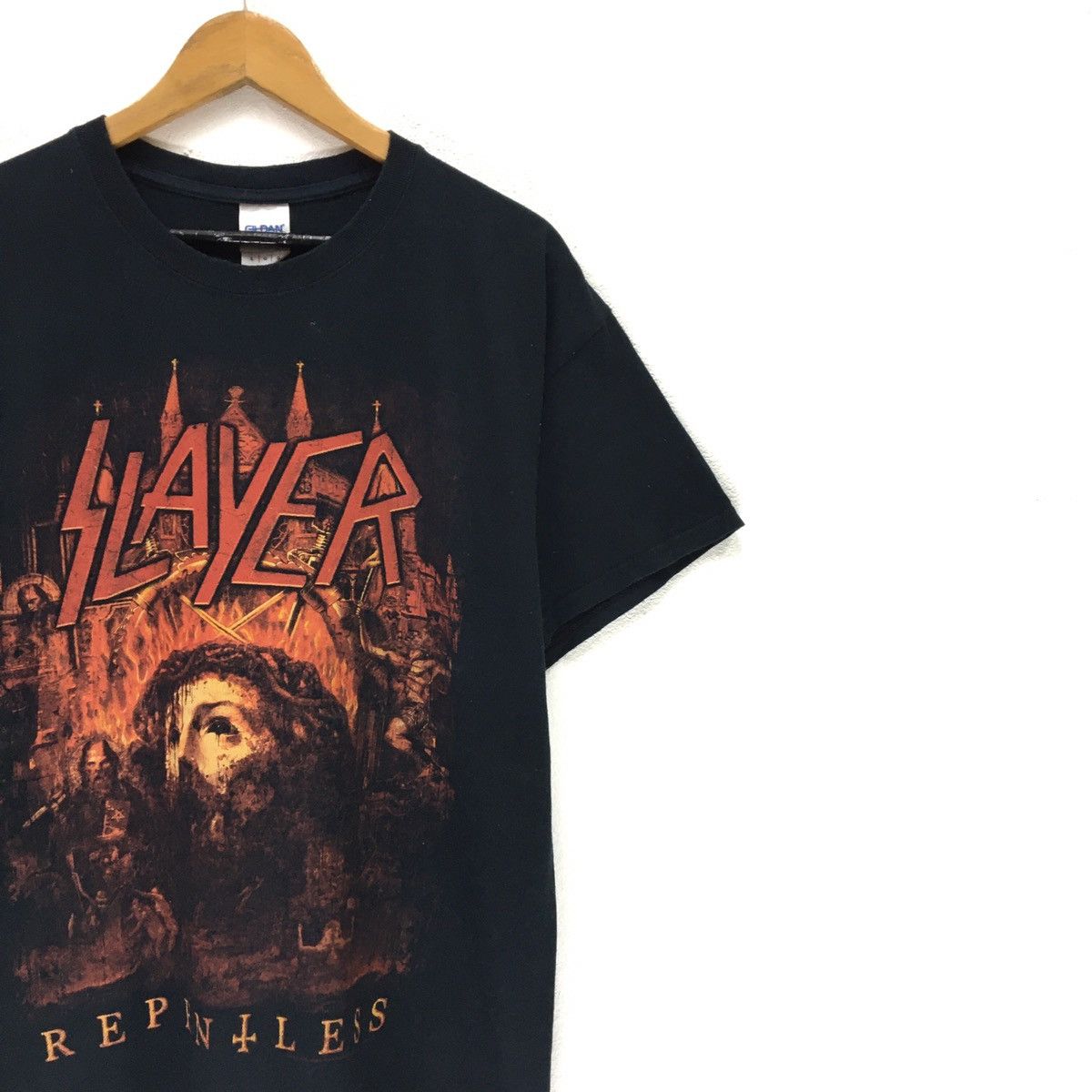 Band Tees × Gildan × Slayer SLAYER World Tour Crewneck Shirts Size US M / EU 48-50 / 2 - 5 Thumbnail
