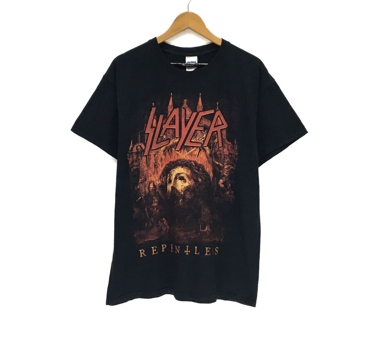 Band Tees × Gildan × Slayer SLAYER World Tour Crewneck Shirts Size US M / EU 48-50 / 2 - 1 Thumbnail