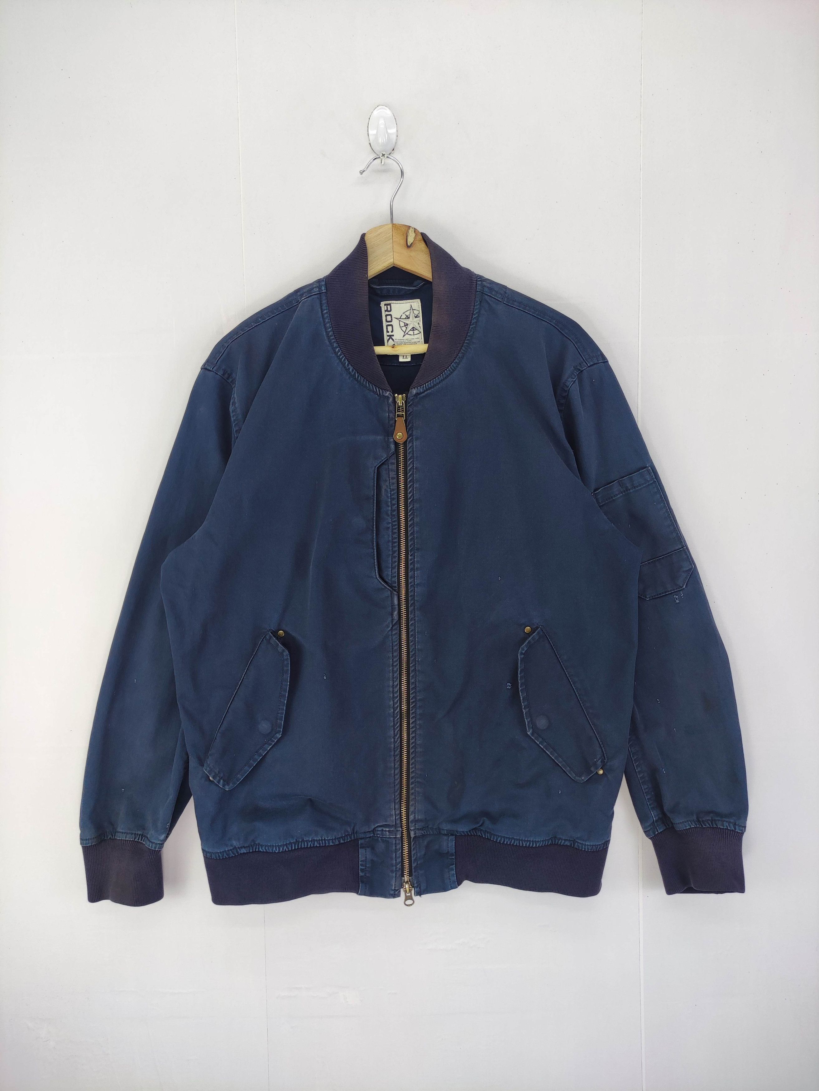 HAMAKI-HO × Japanese Brand hamaki-ho blue dyed biker bomber jacket 
