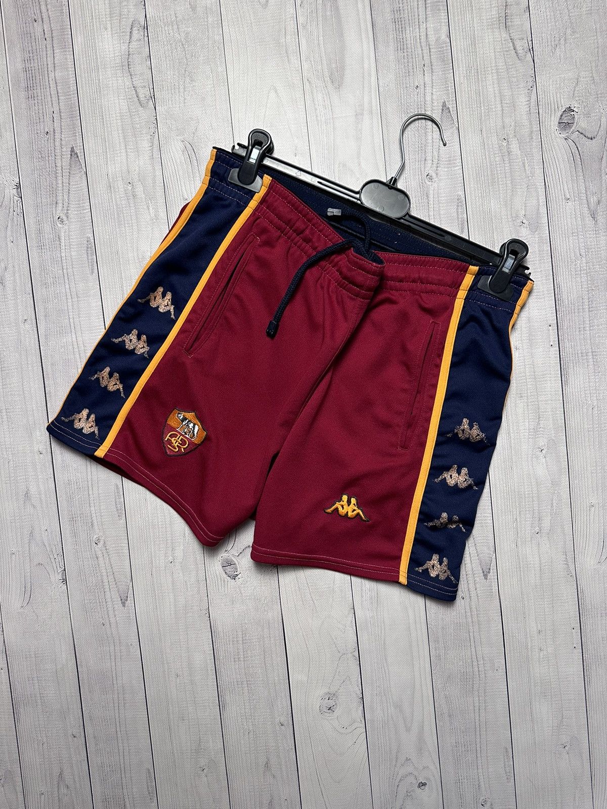 Kappa × Vintage Vintage AS Roma soccer shorts kappa rare size M Size US 32 / EU 48 - 1 Thumbnail