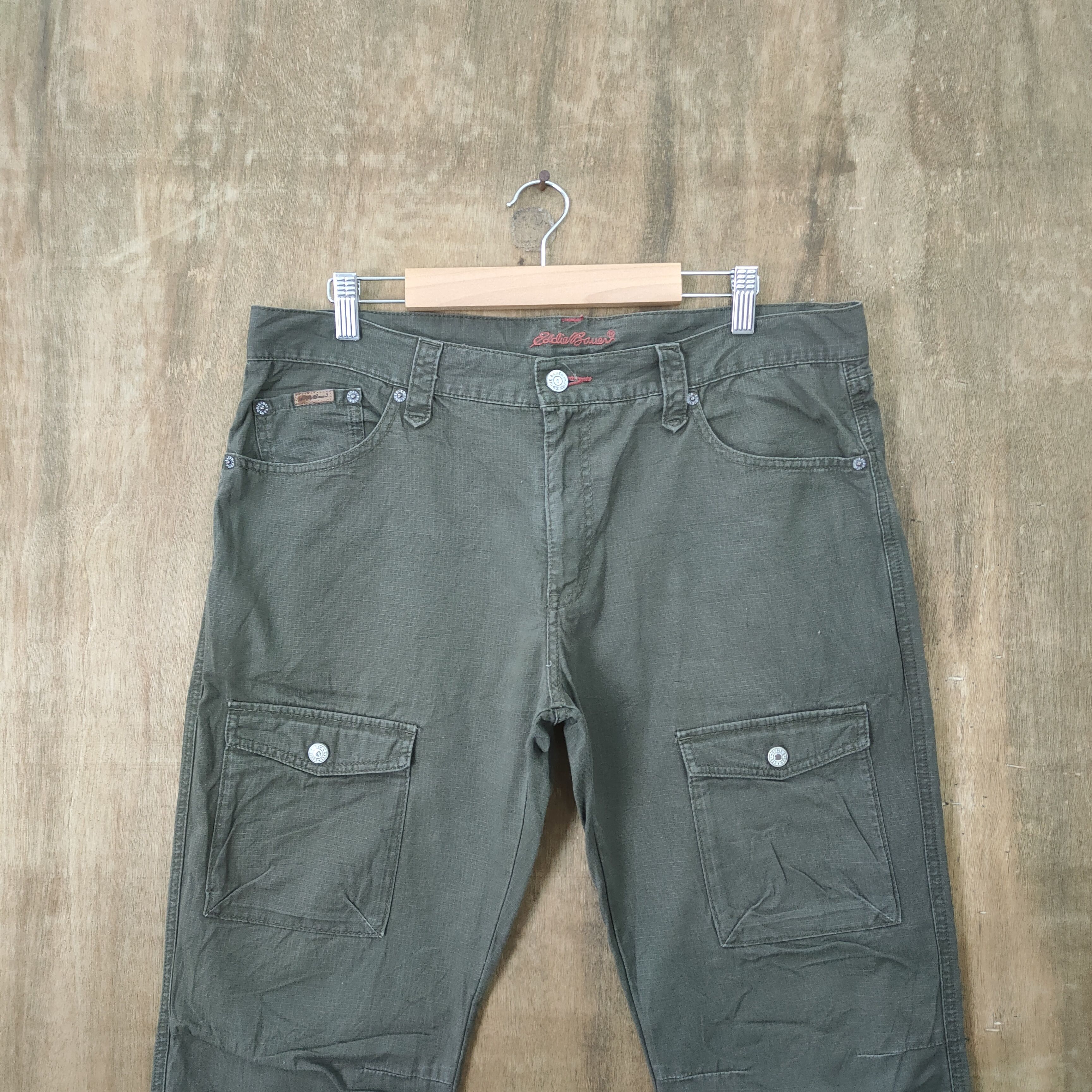 Eddie Bauer VINTAGE EDDIE BAUER RIPTOP CARGO PANTS /BUSH PANTS Size US 34 / EU 50 - 2 Thumbnail