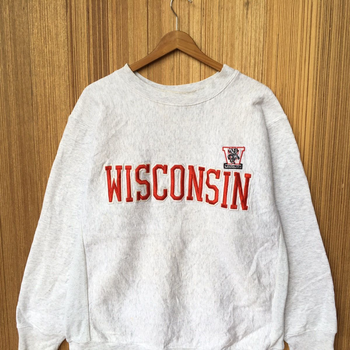 Vintage Vintage WISCONSIN BADGERS Crewneck Sweatshirt Size US XL / EU 56 / 4 - 2 Thumbnail