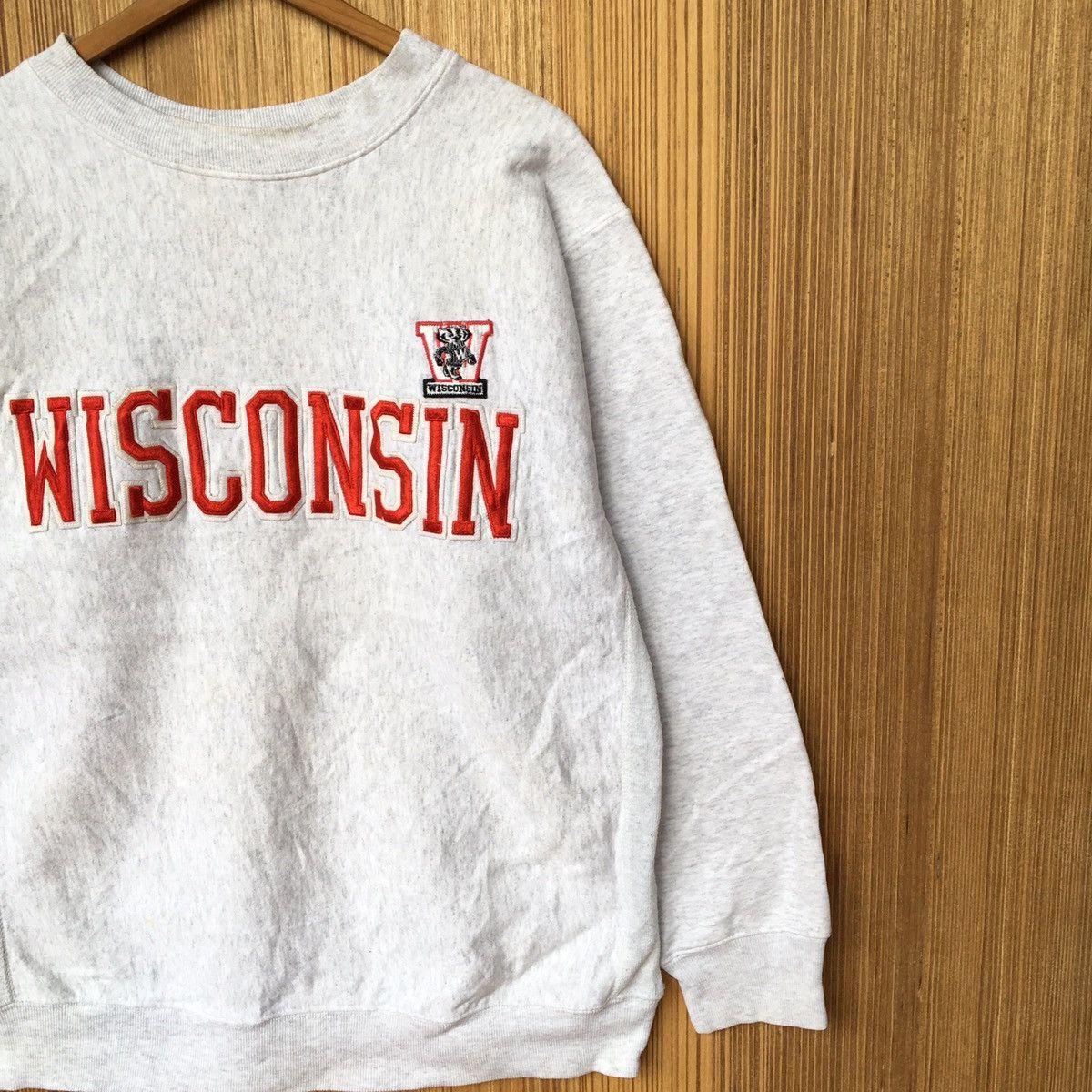 Vintage Vintage WISCONSIN BADGERS Crewneck Sweatshirt Size US XL / EU 56 / 4 - 4 Thumbnail