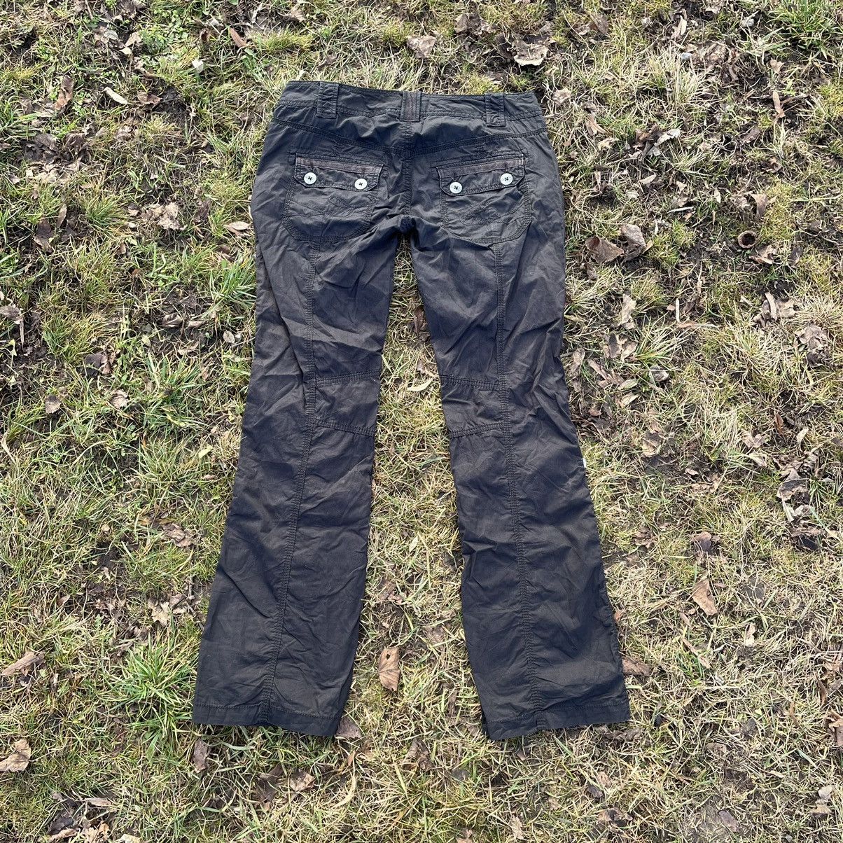 Vintage Vintage 90s Cargo Pants y2k Flared Parachute 30 Size 30" / US 8 / IT 44 - 7 Thumbnail