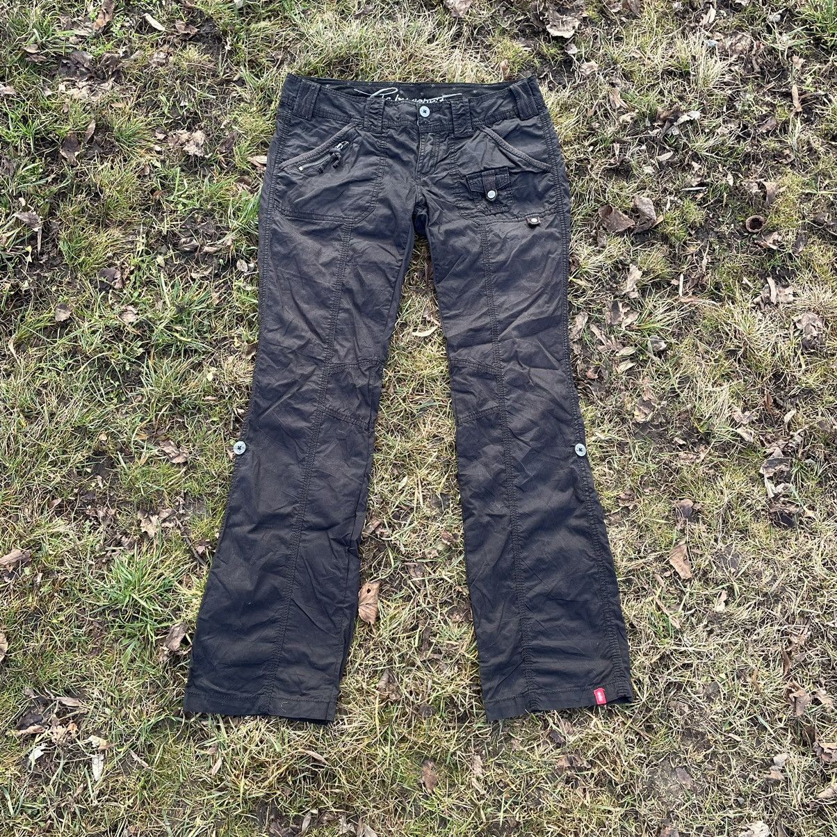 If Six Was Nine Vintage 90s Cargo Flared Pants Parachute Japan