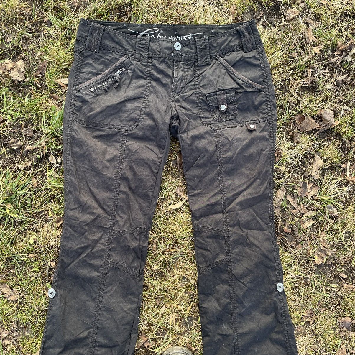 Vintage Vintage 90s Cargo Pants y2k Flared Parachute 30 Size 30" / US 8 / IT 44 - 2 Thumbnail