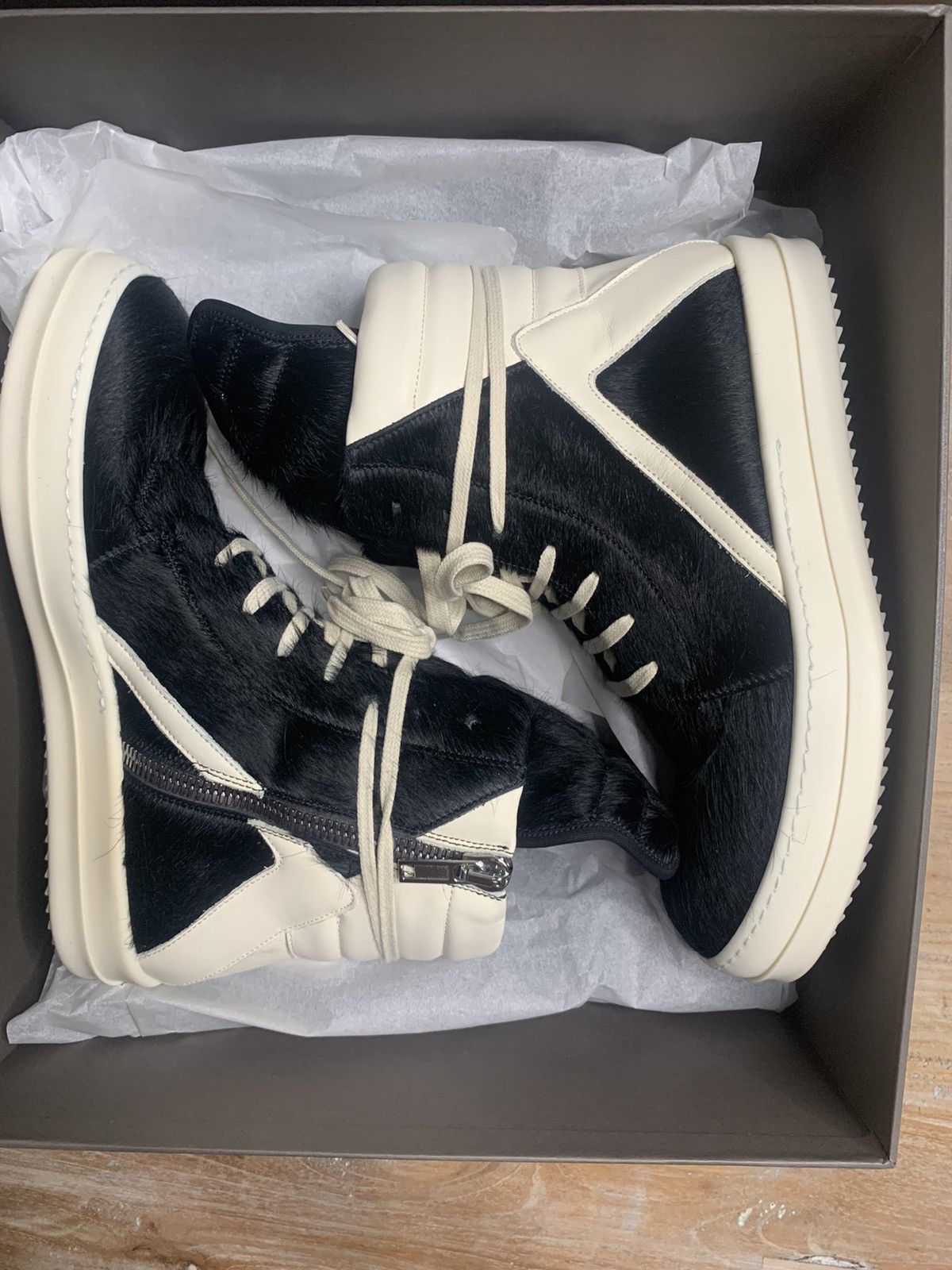 Rick Owens PONYHAIR GEOBASKETS!!! EU42 Size US 9 / EU 42 - 5 Thumbnail