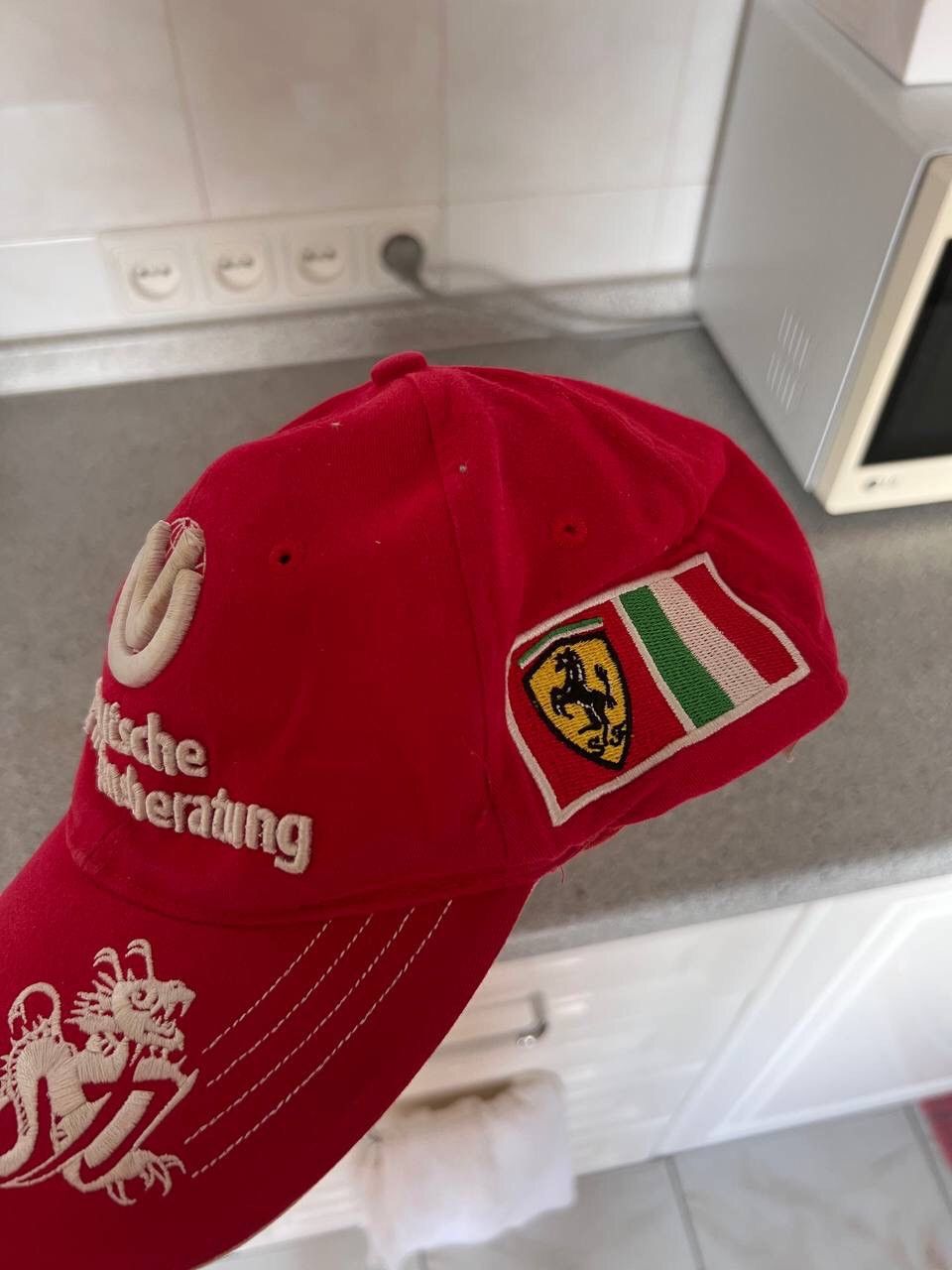 Ferrari × Formula 1 × Vintage Vintage Ferrari Formula 1 Italy Germany Schumacher Cap Hat Size ONE SIZE - 1 Thumbnail
