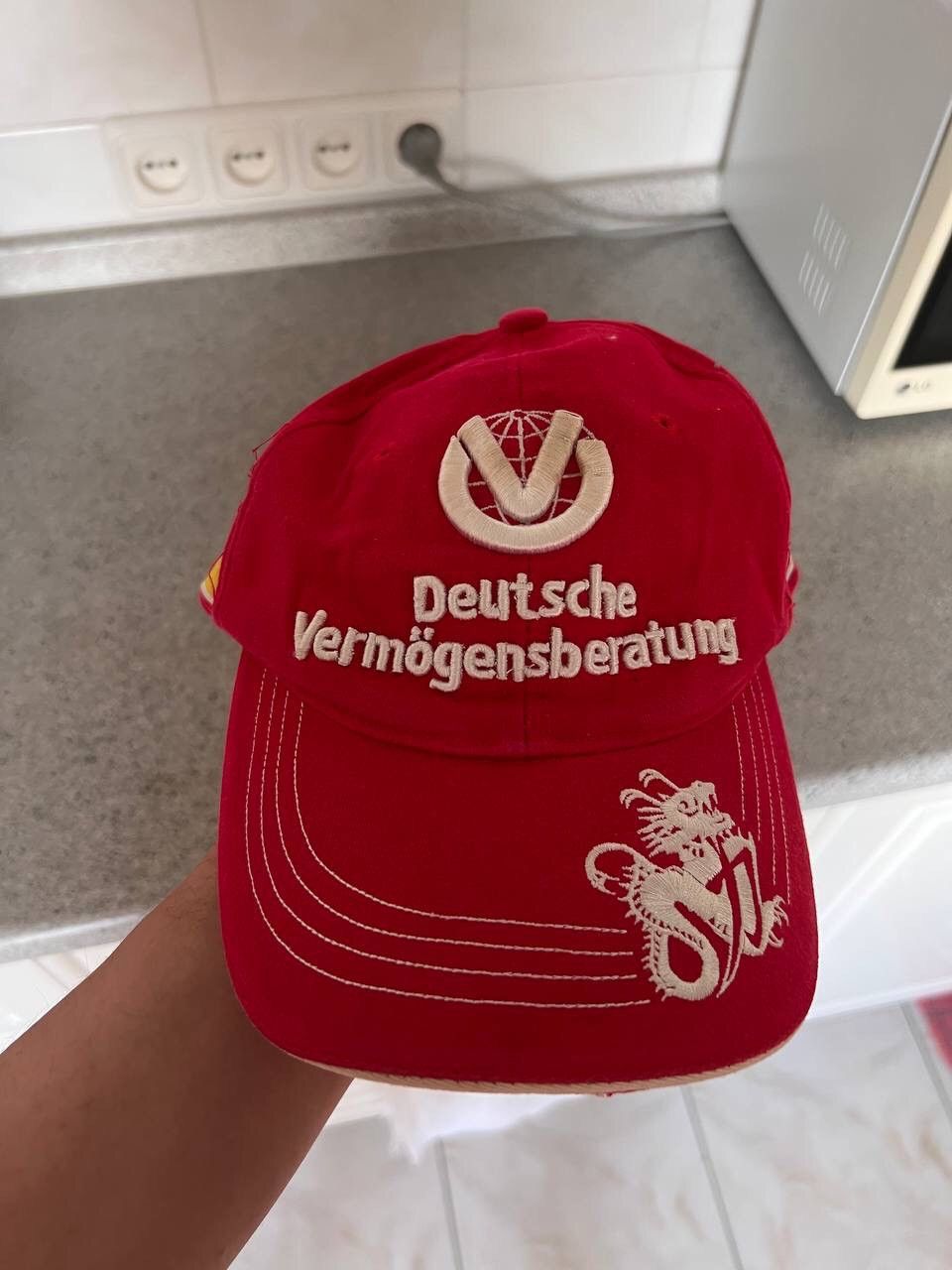 Ferrari × Formula 1 × Vintage Vintage Ferrari Formula 1 Italy Germany Schumacher Cap Hat Size ONE SIZE - 3 Thumbnail