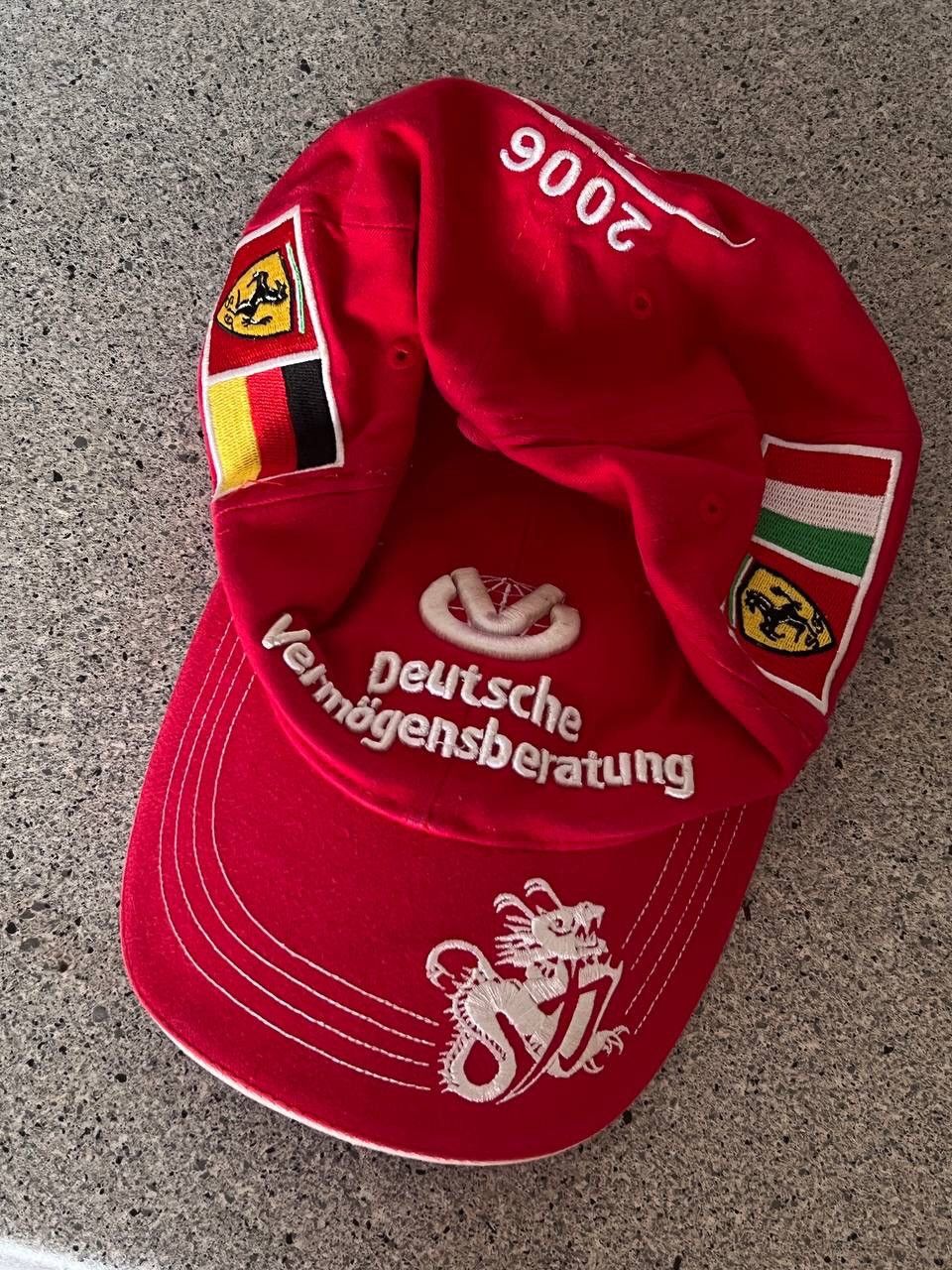 Ferrari × Formula 1 × Vintage Vintage Ferrari Formula 1 Italy Germany Schumacher Cap Hat Size ONE SIZE - 2 Thumbnail