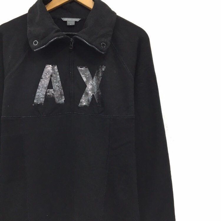 Armani Exchange Armani Exchange Half Zip Sweatshirts Size S / US 4 / IT 40 - 6 Thumbnail