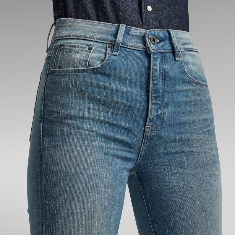 G-Star G-Star Raw 3301 High Flare Light blue Jeans WMNS Size 30" / US 8 / IT 44 - 4 Thumbnail
