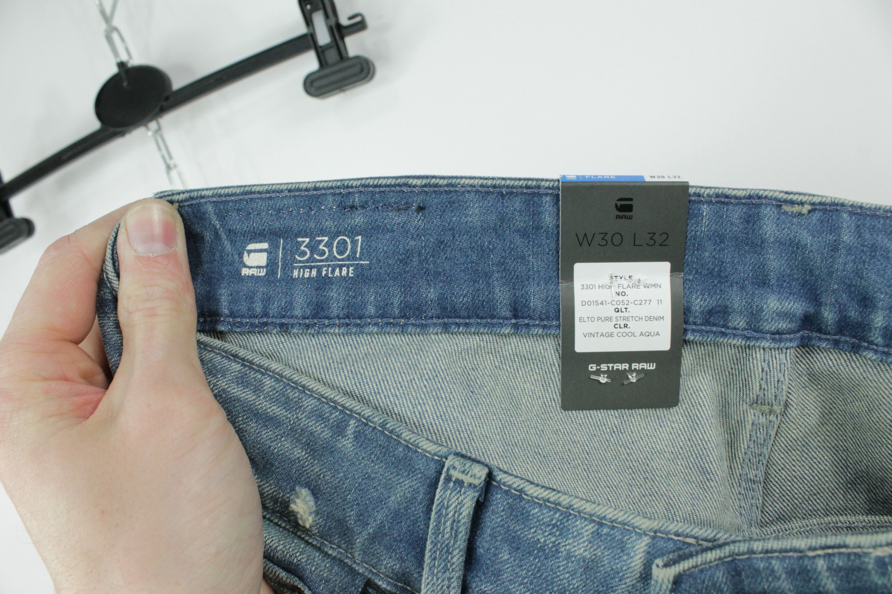 G-Star G-Star Raw 3301 High Flare Light blue Jeans WMNS Size 30" / US 8 / IT 44 - 11 Thumbnail
