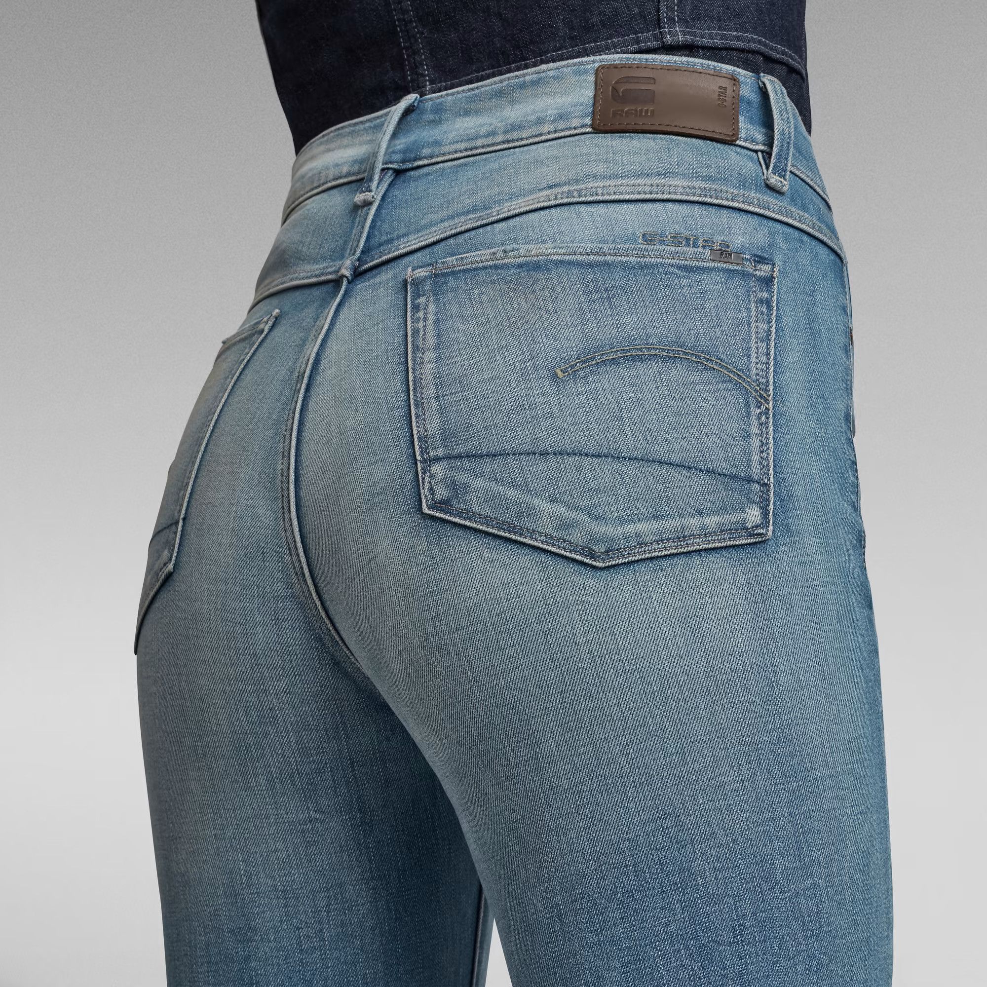 G-Star G-Star Raw 3301 High Flare Light blue Jeans WMNS Size 30" / US 8 / IT 44 - 3 Thumbnail