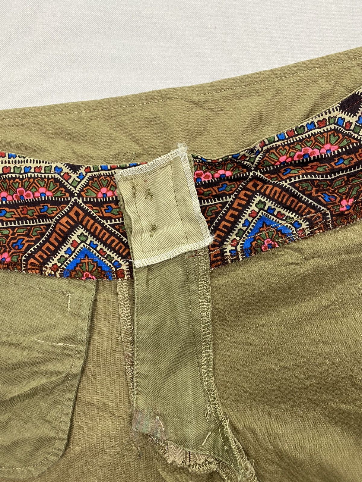 Issey Miyake I.S. Issey Miyake Sunao Kuwahara Destroyed Capri Pant Size US 30 / EU 46 - 14 Thumbnail