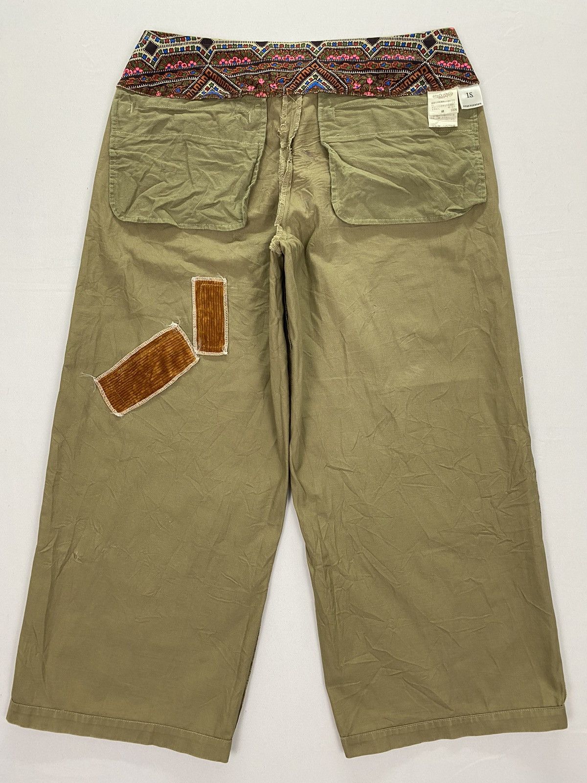 Issey Miyake I.S. Issey Miyake Sunao Kuwahara Destroyed Capri Pant Size US 30 / EU 46 - 10 Thumbnail