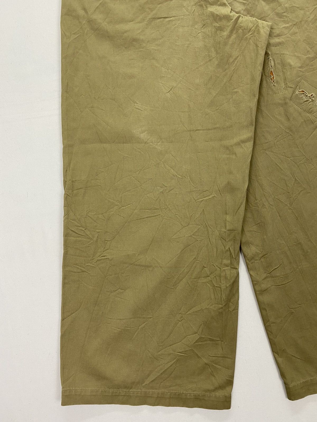 Issey Miyake I.S. Issey Miyake Sunao Kuwahara Destroyed Capri Pant Size US 30 / EU 46 - 7 Thumbnail